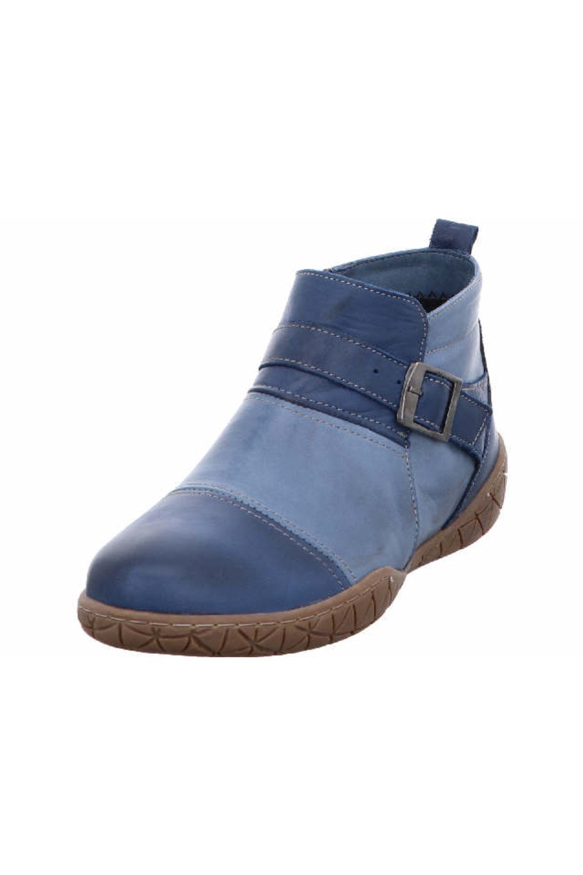 Gemini Stiefelette Blau Flacher Absatz Fast ausverkauft
