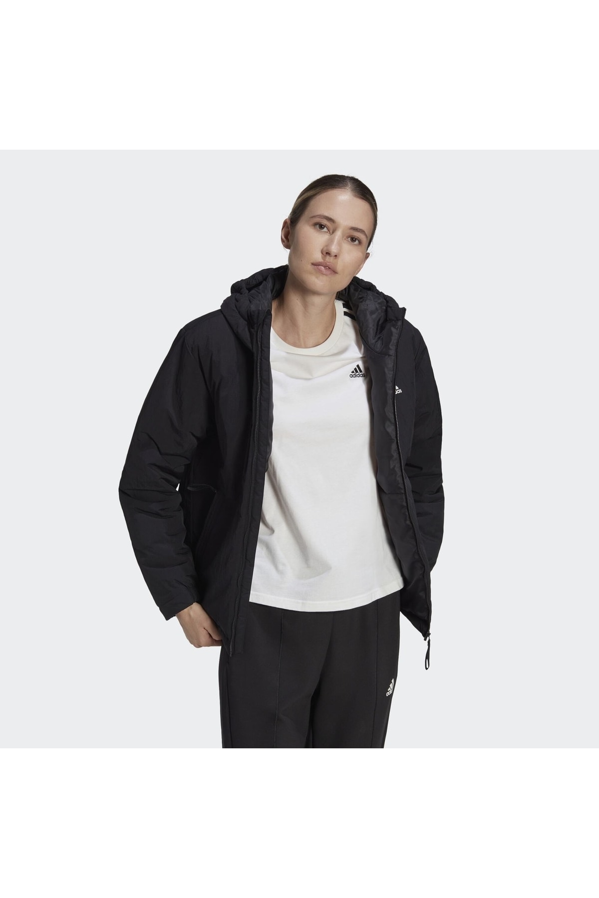 Bsc Sturdy Insulated Women's Black Coat (ht8712)