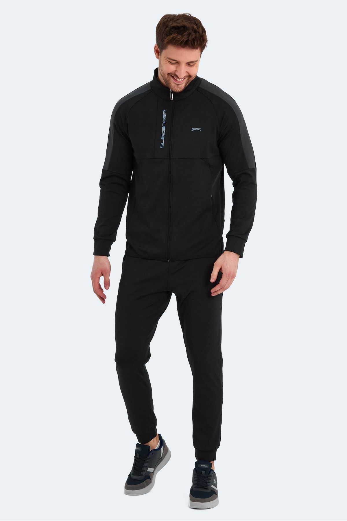 Slazenger Yann s Men s Tracksuit Black Trendyol