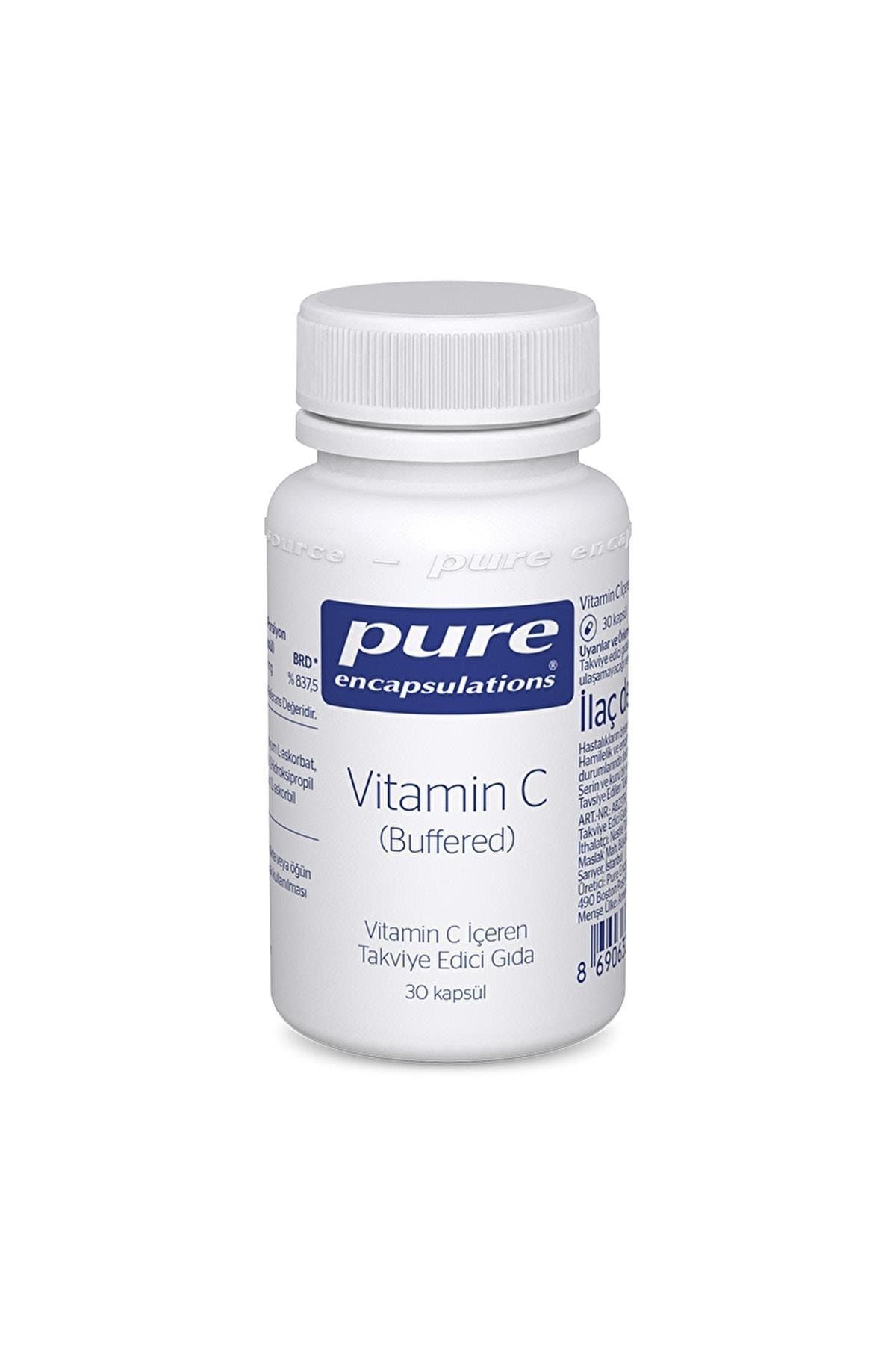 Pure Encapsulations Vitamin C Buffered 30 Kapsül