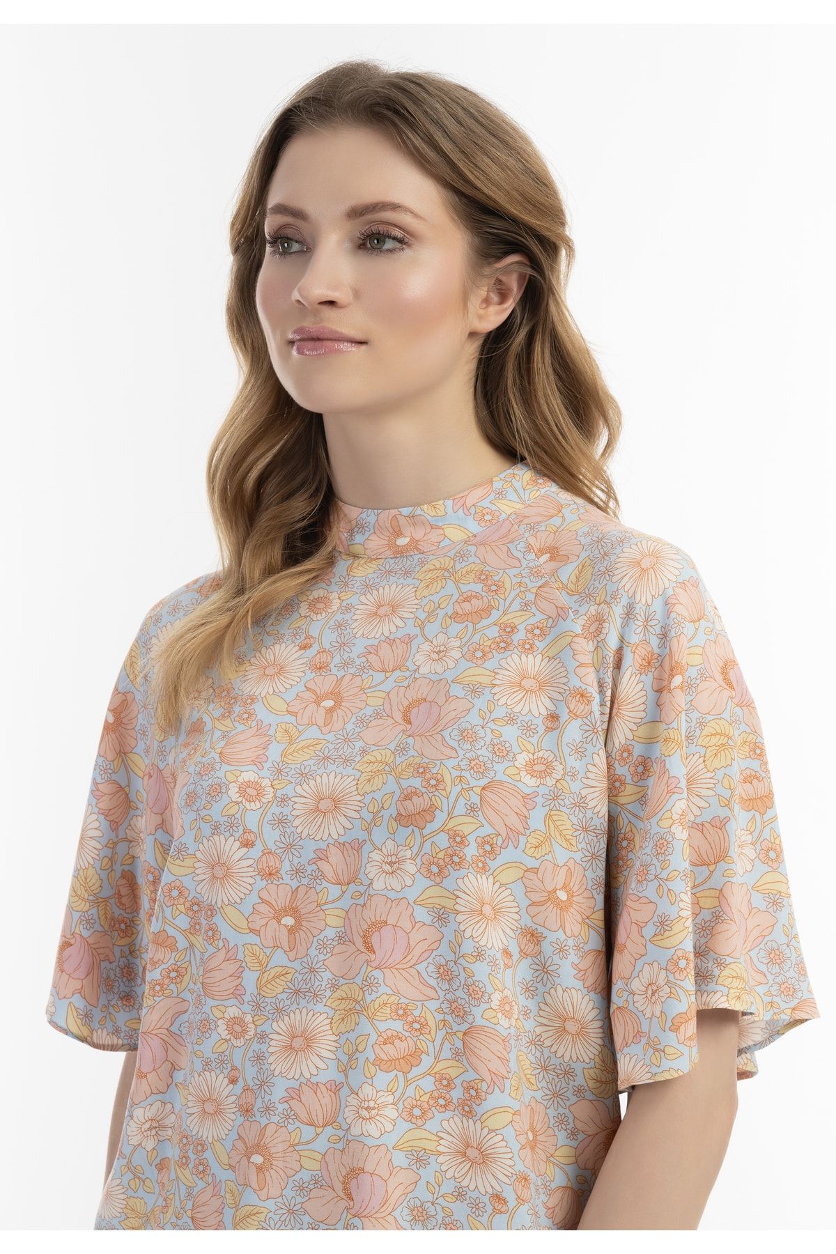 USHA Bluse Mehrfarbig Regular Fit Fast ausverkauft FN8112