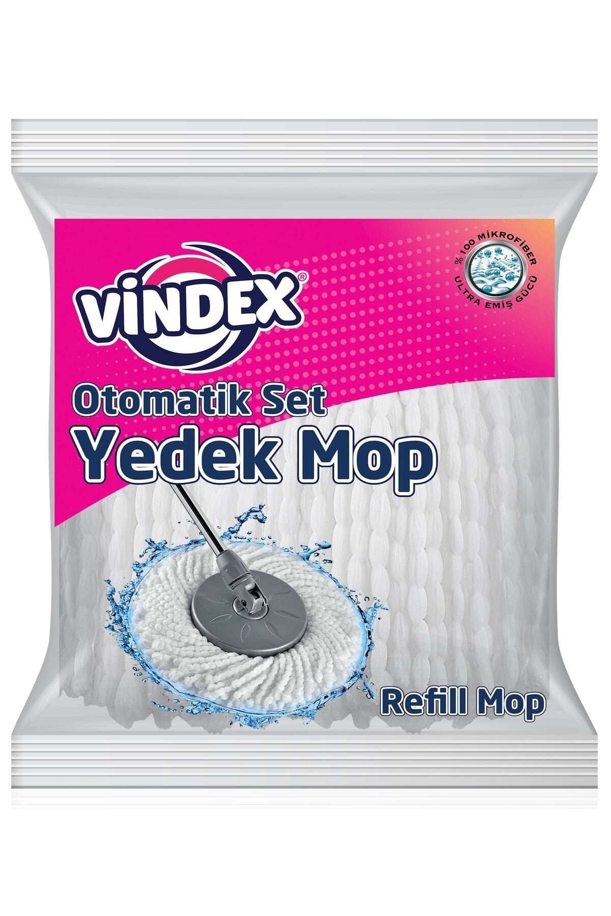 Vindex Otomatik Yer Temizleme Sistemi Yedek Mop 1 Adet