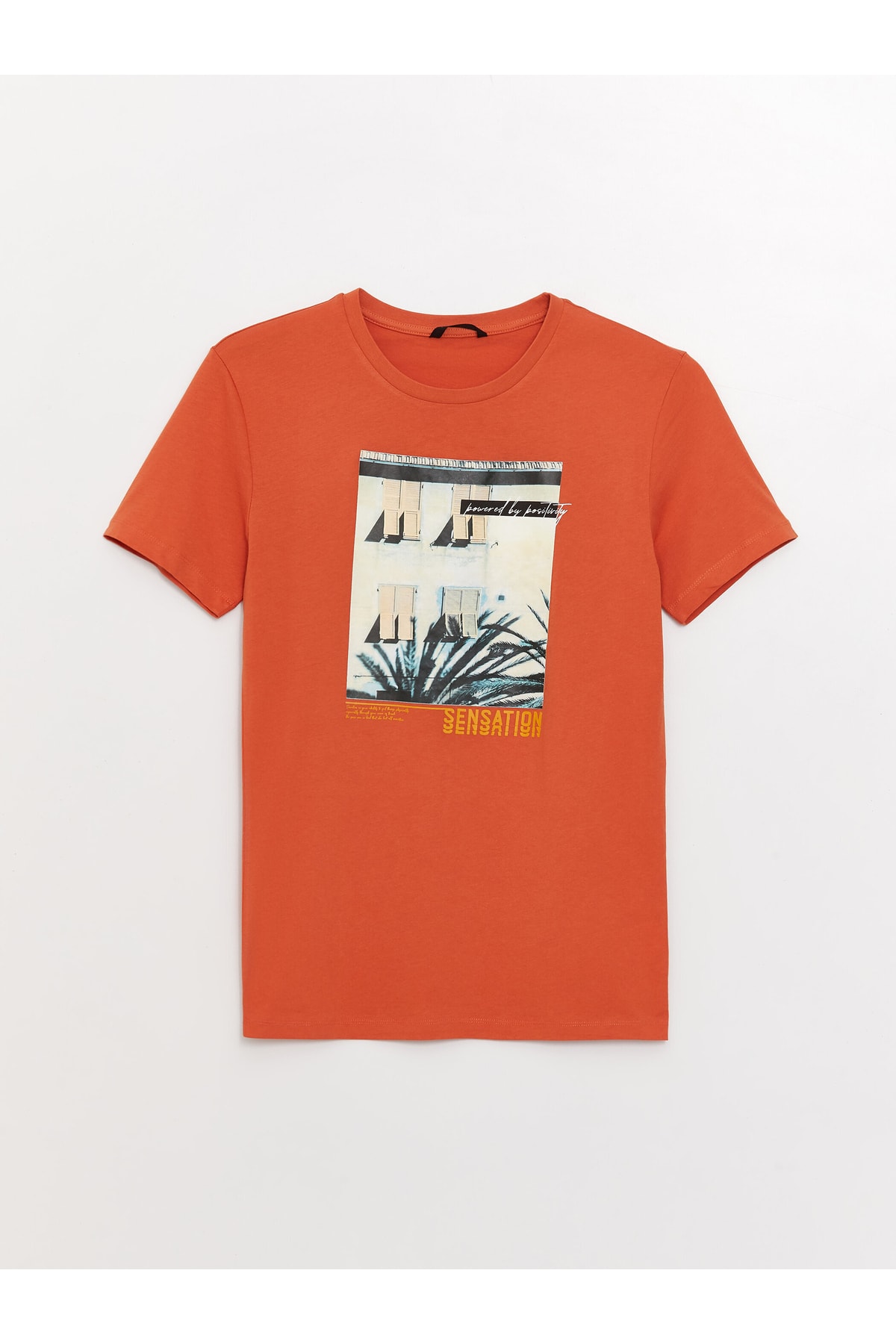 LC Waikiki T-Shirt Orange Regular Fit Fast ausverkauft