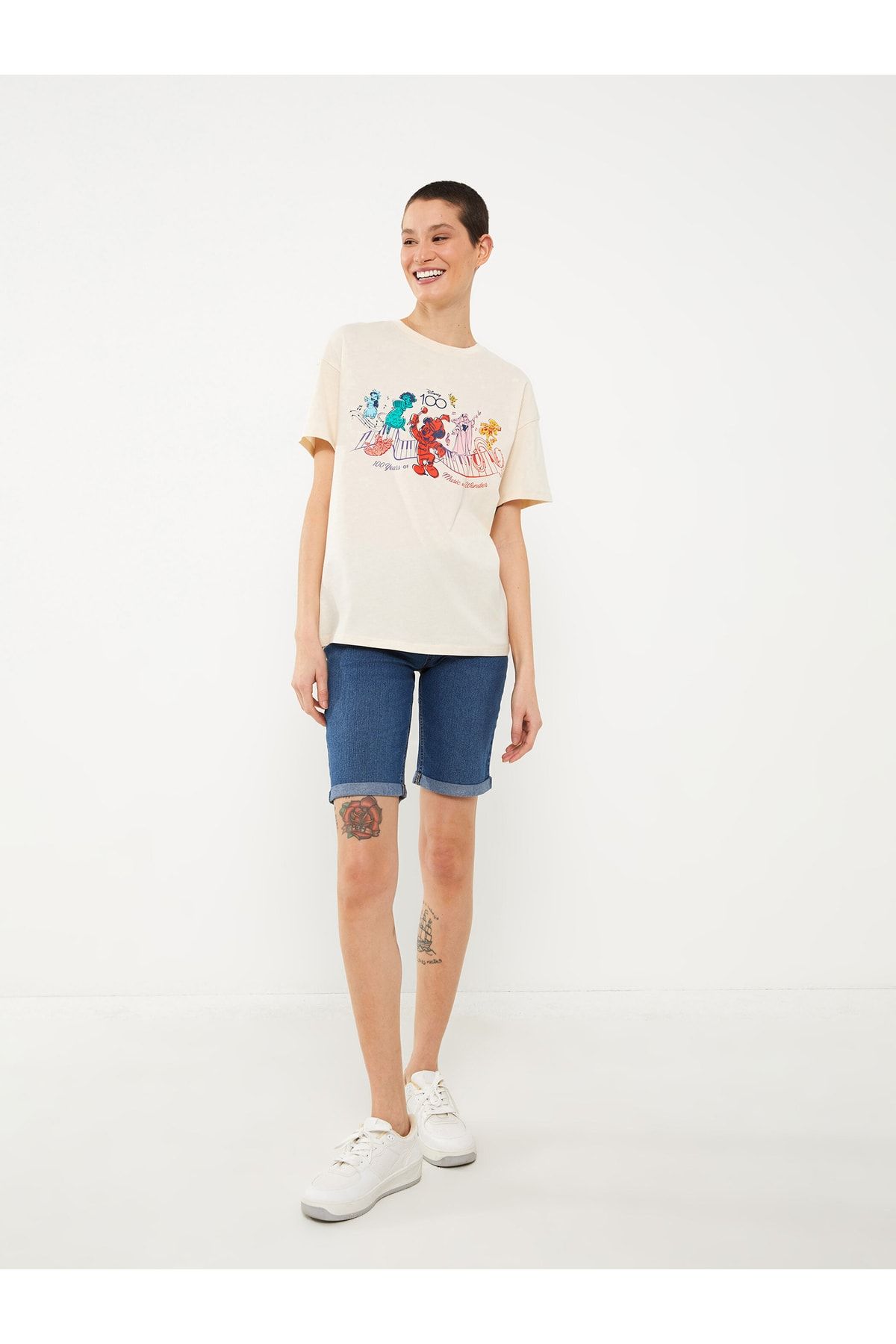 LC Waikiki T-Shirt Mehrfarbig Regular Fit FN7141
