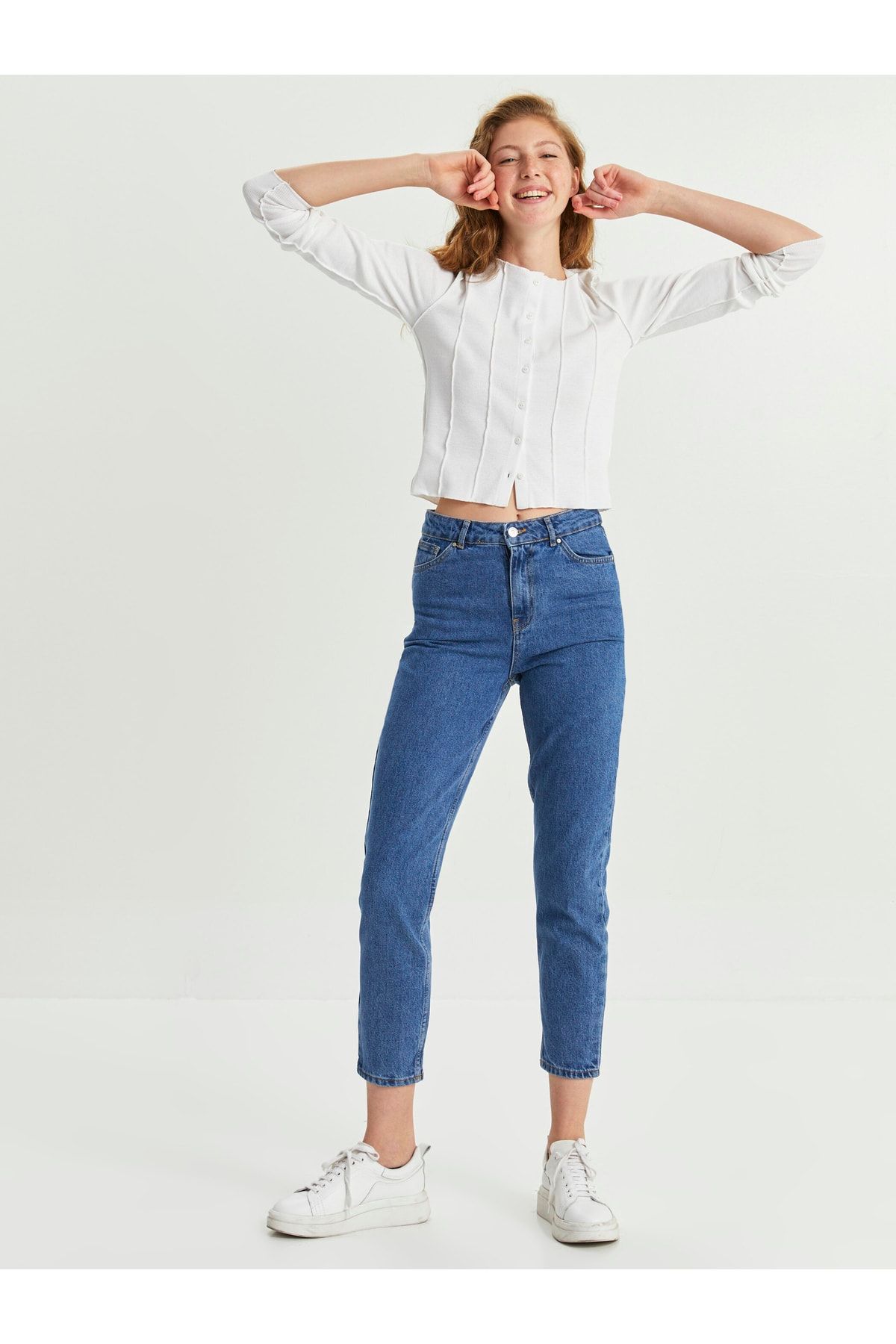 LC Waikiki Jeans Orange Mom