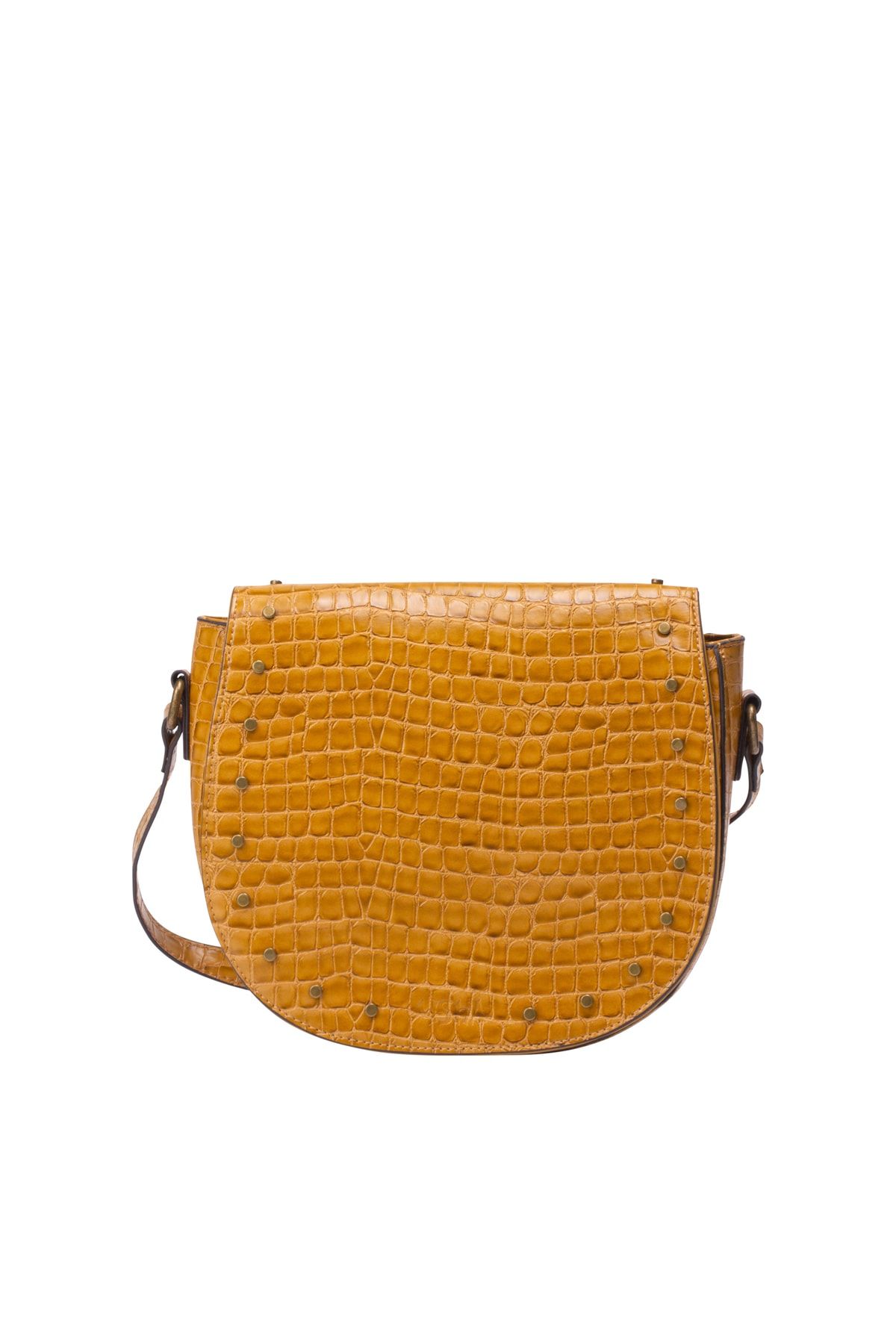 USHA Clutch Gelb Animal Print