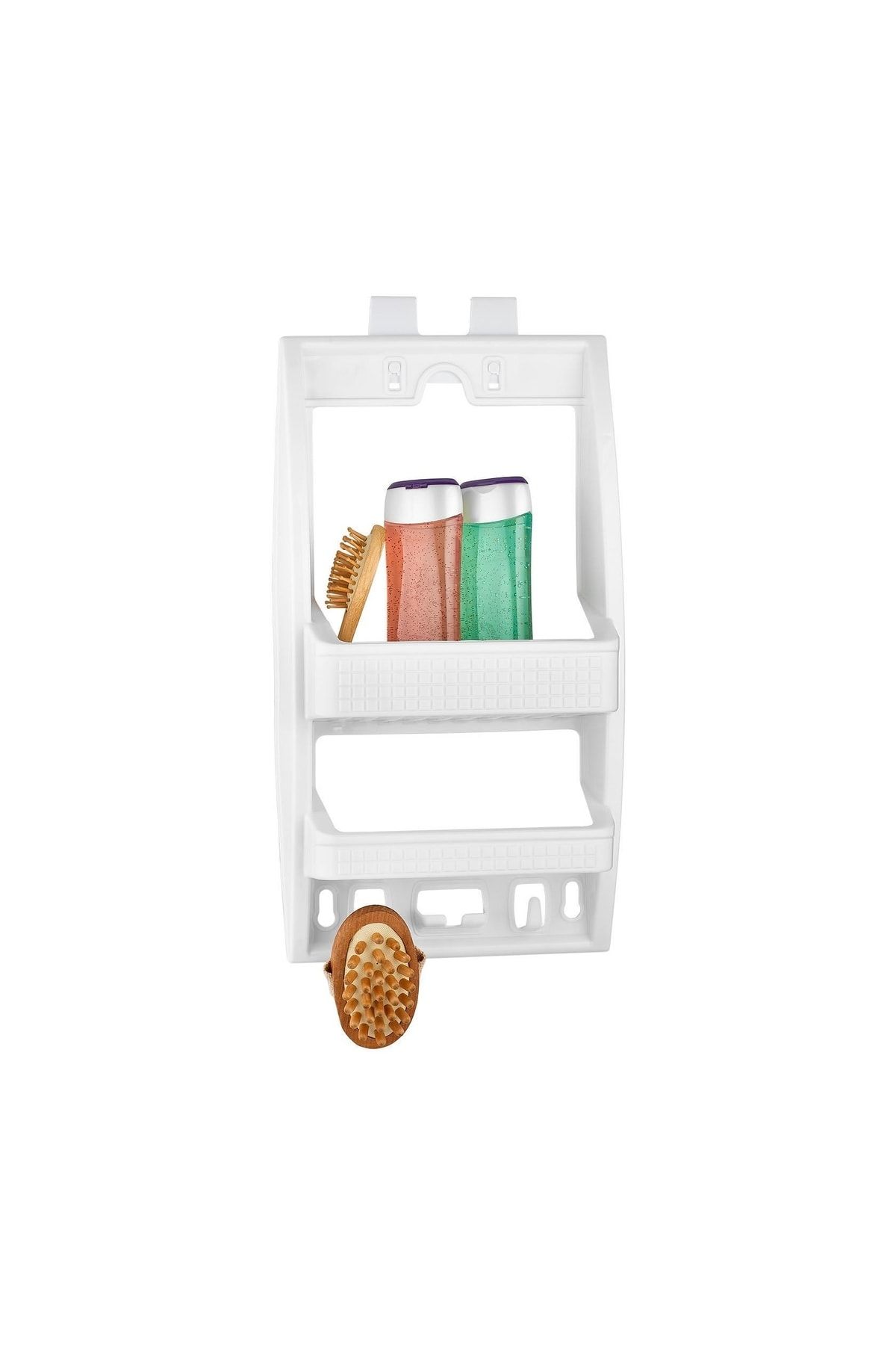 HOMENIVA-Raft pentru baie cu 2 niveluri – Raft organizator pentru baie 2