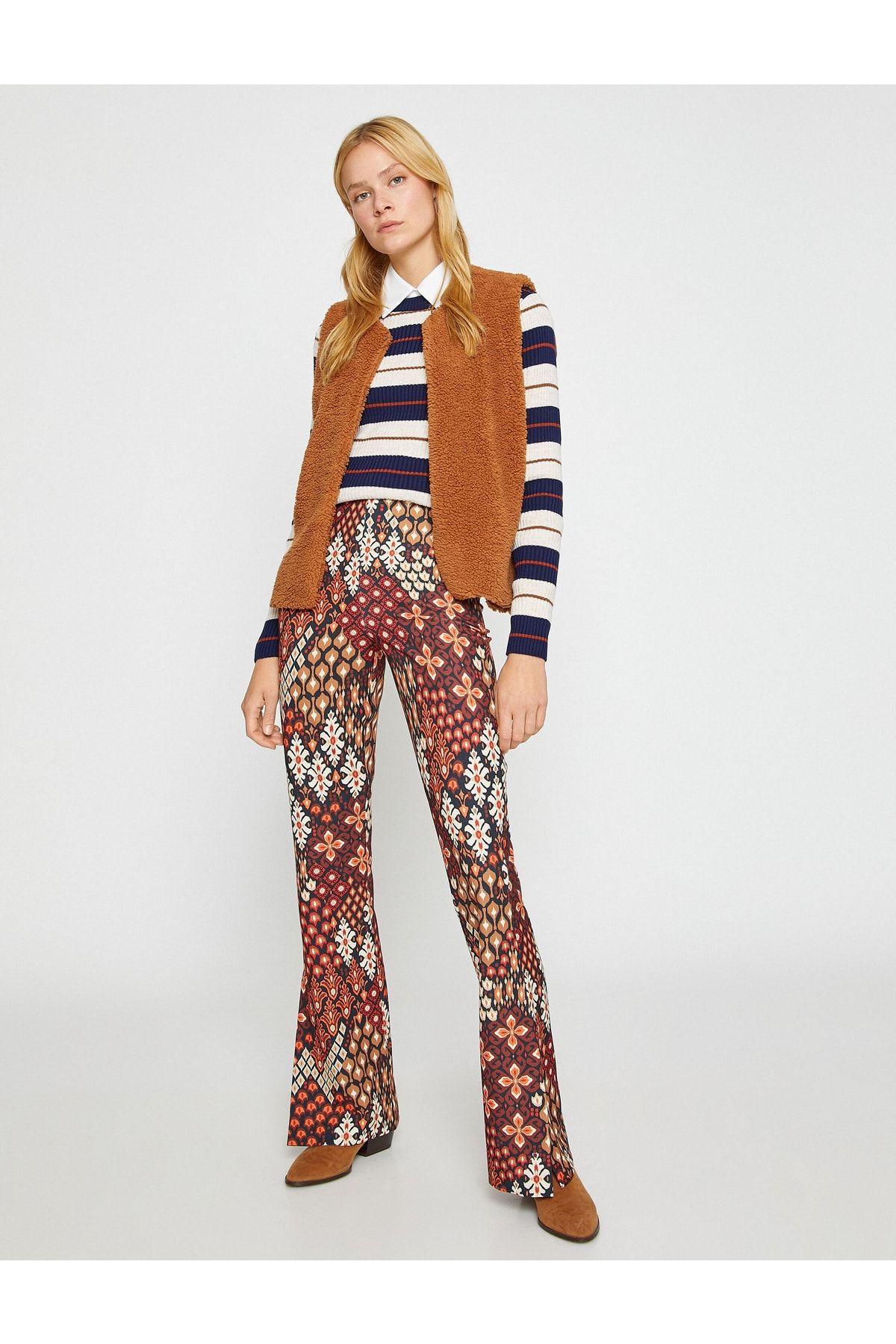 Koton Hose Orange Bootcut
