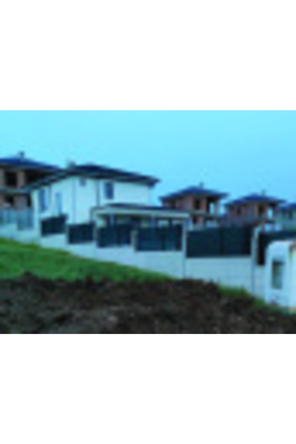 %95'lik 1.5m X 25m Gölgelik-bahçe Çit Filesi-premium Şeritli Halkalı - Koyu Yeşil 7