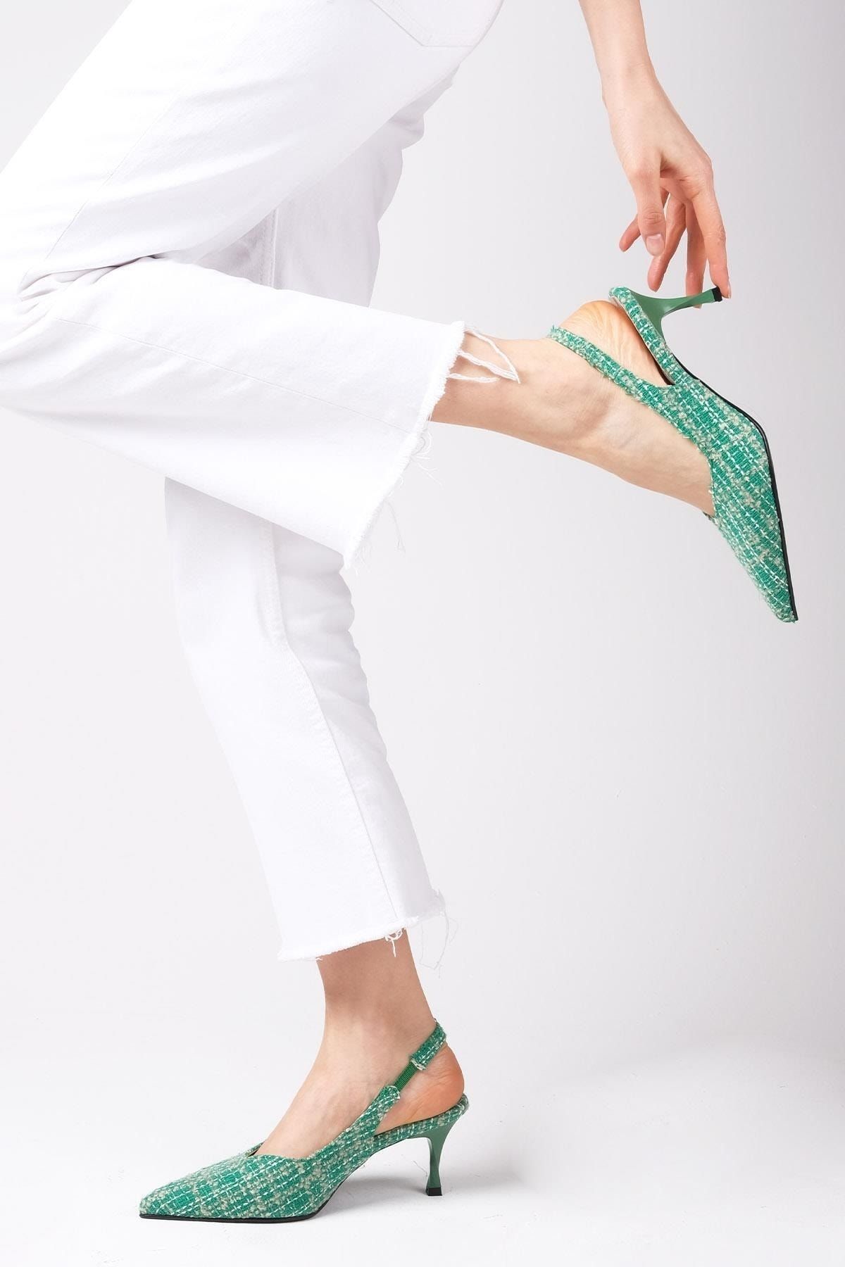 Mint green outlet high heels