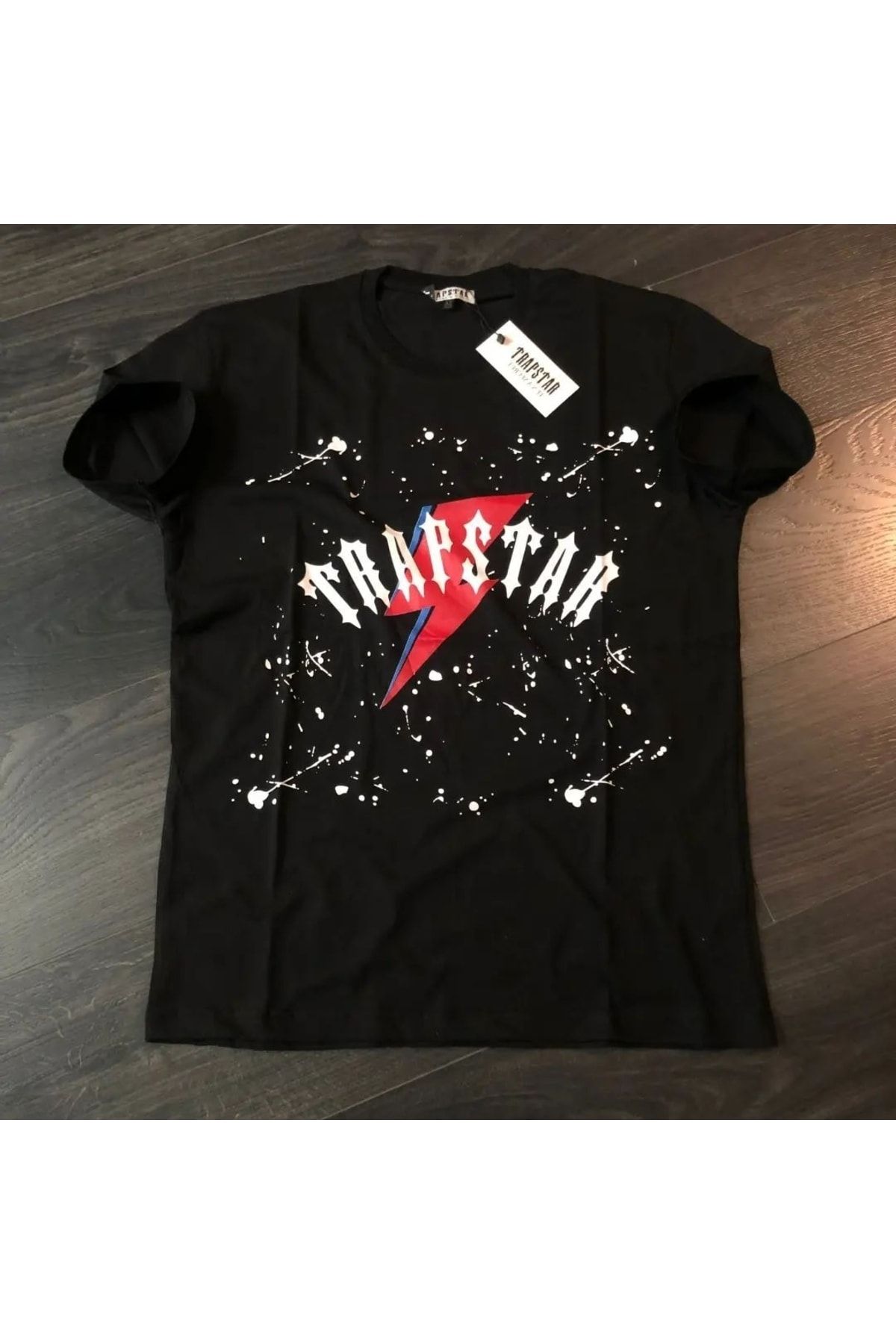 viptasarımtshirt Unisex Zokawear Black Trapstar T-shirt - Trendyol