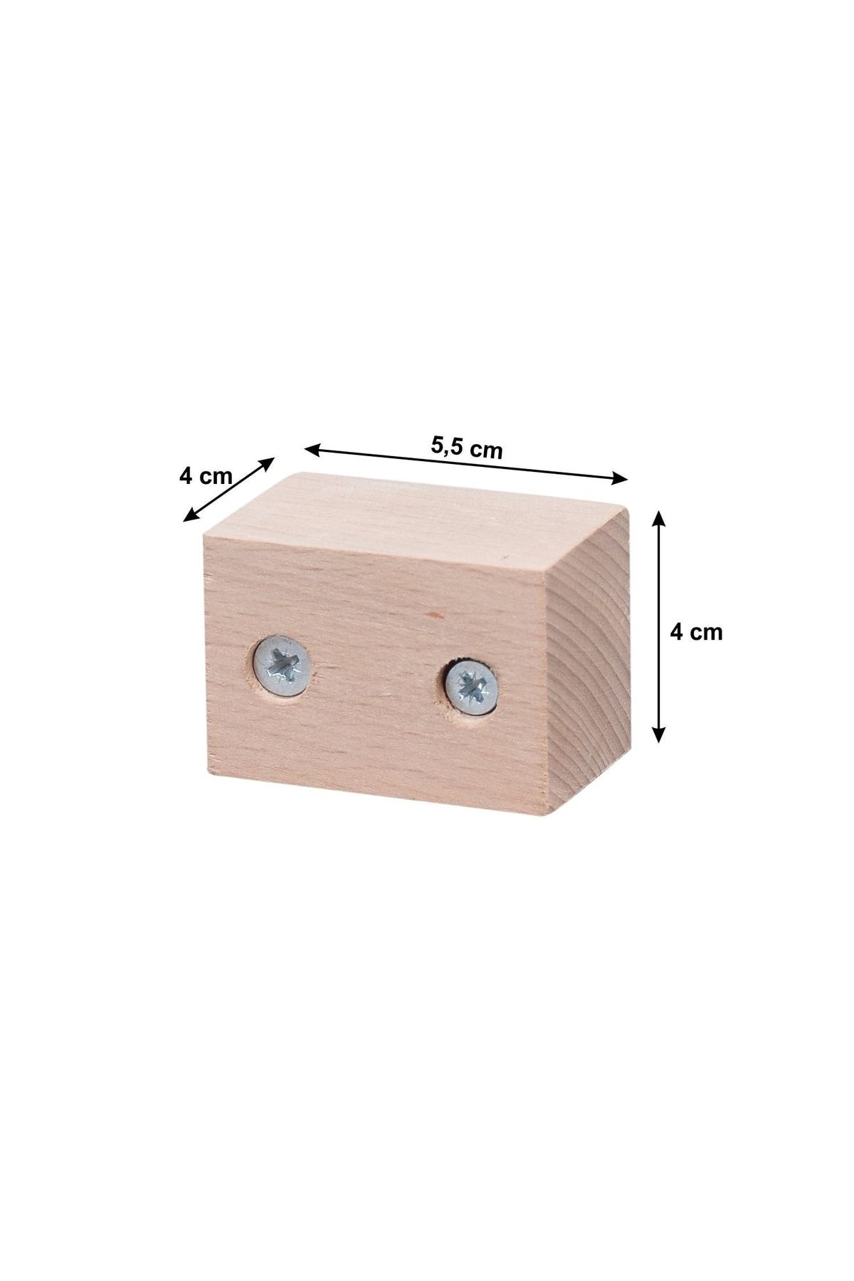 Masa Sandalye Koltuk Kanepe Ünite Ayak Yükseltici Ağaç Takoz Boy 4 Cm En 55 Mm Boyasız