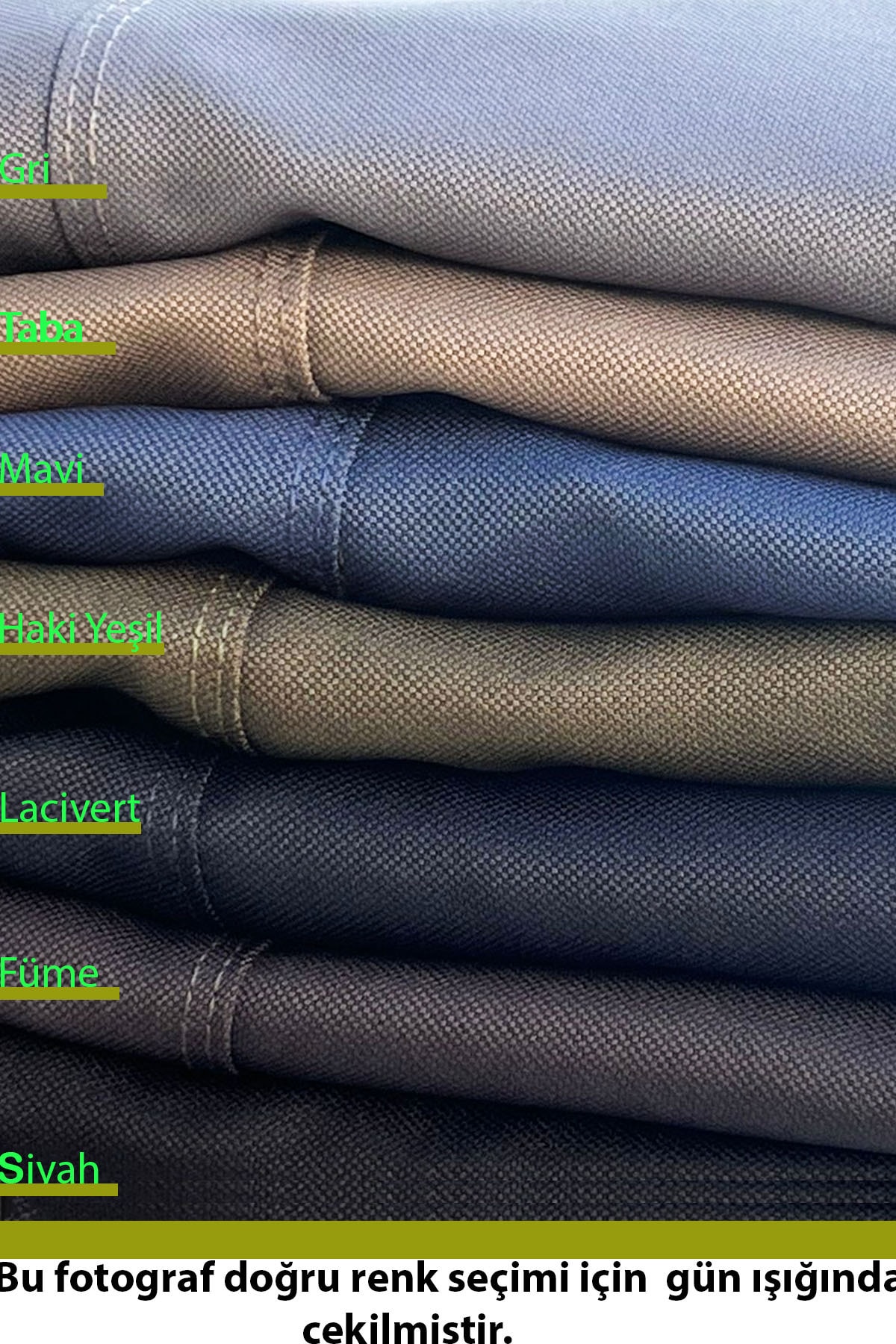 شلوار مردانه آبی Varetta | linen trousers1000 اورجینال - تصویر 4