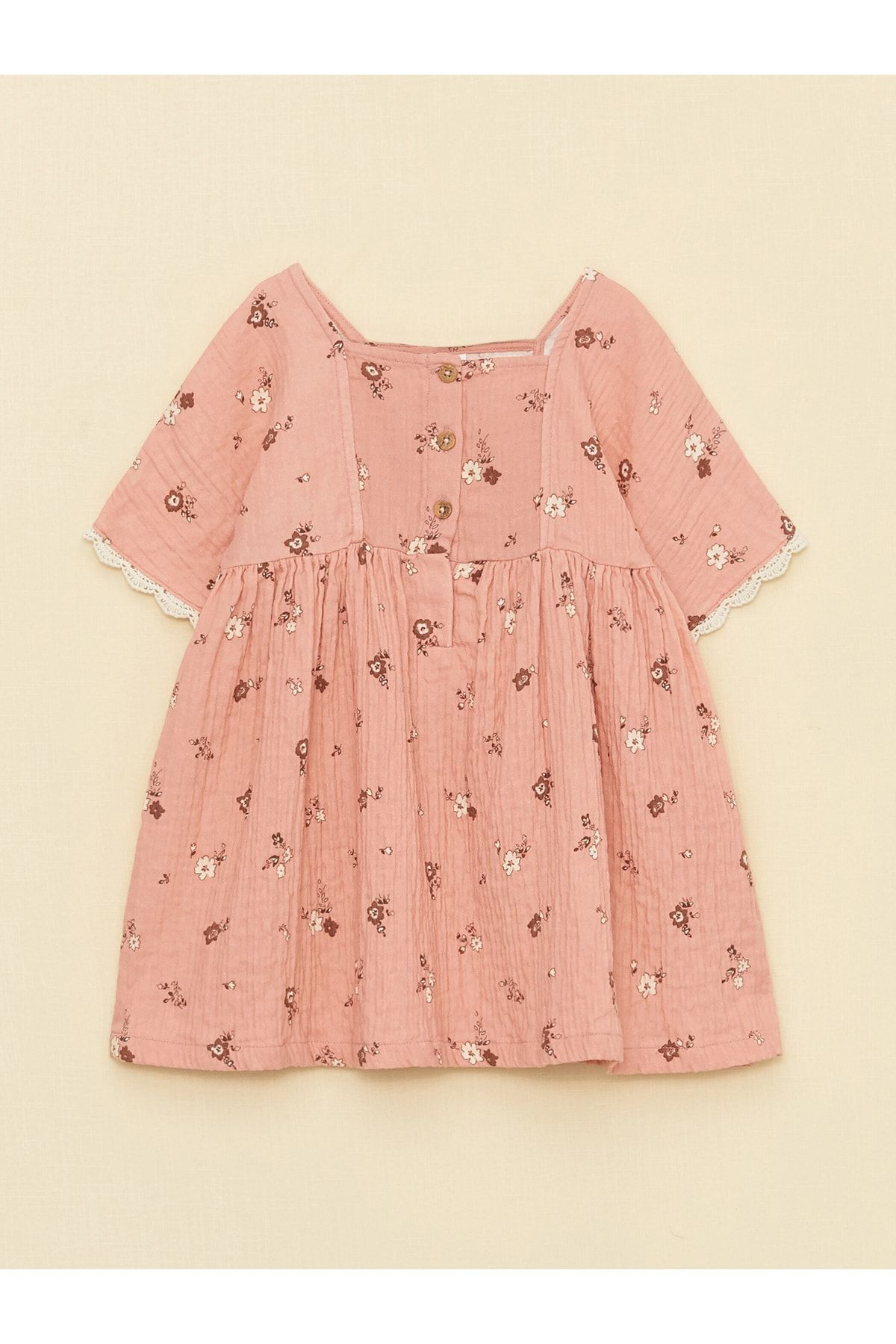 LC Waikiki Kleid Rosa A-Linie