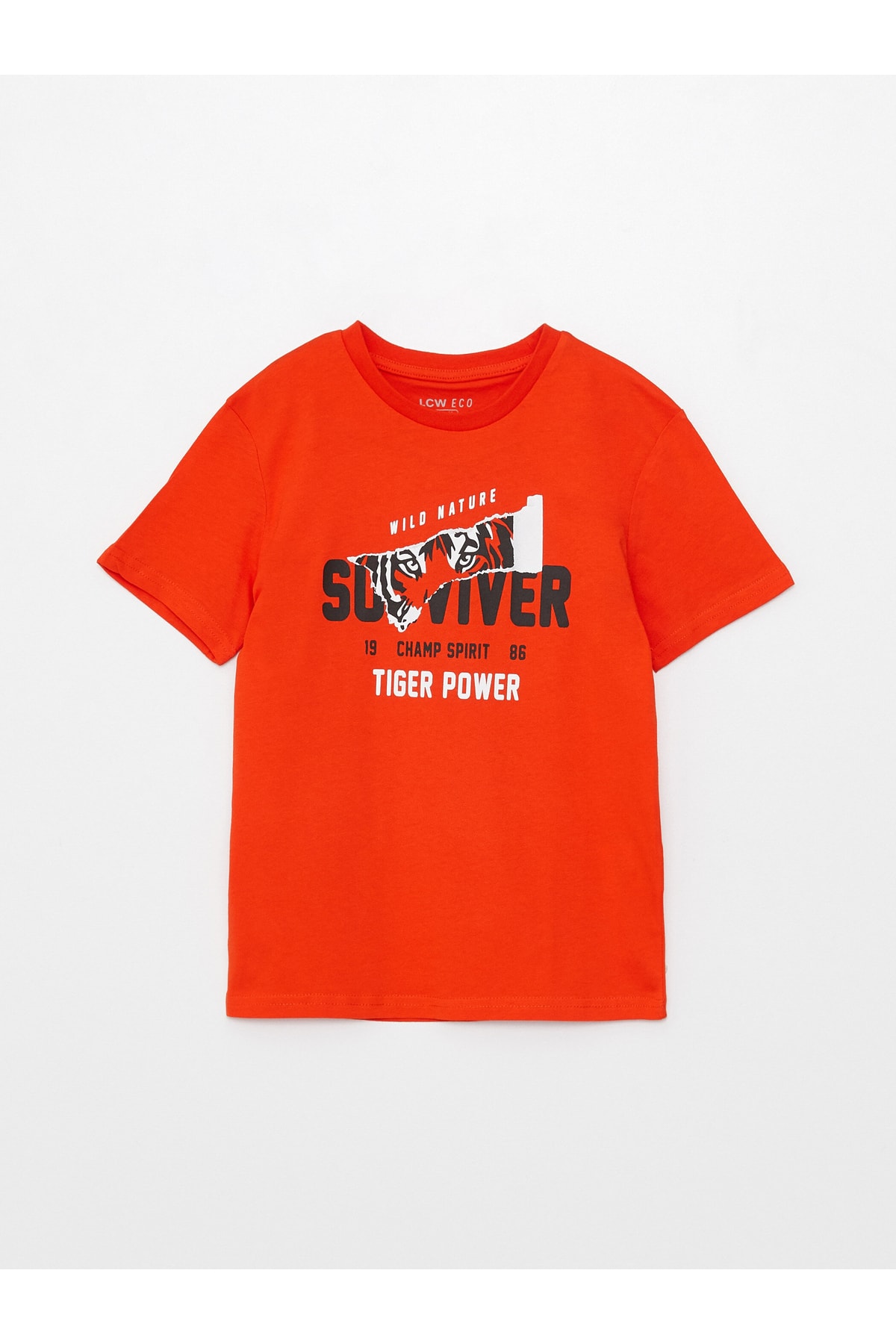LC Waikiki T-Shirt Orange Regular Fit Fast ausverkauft