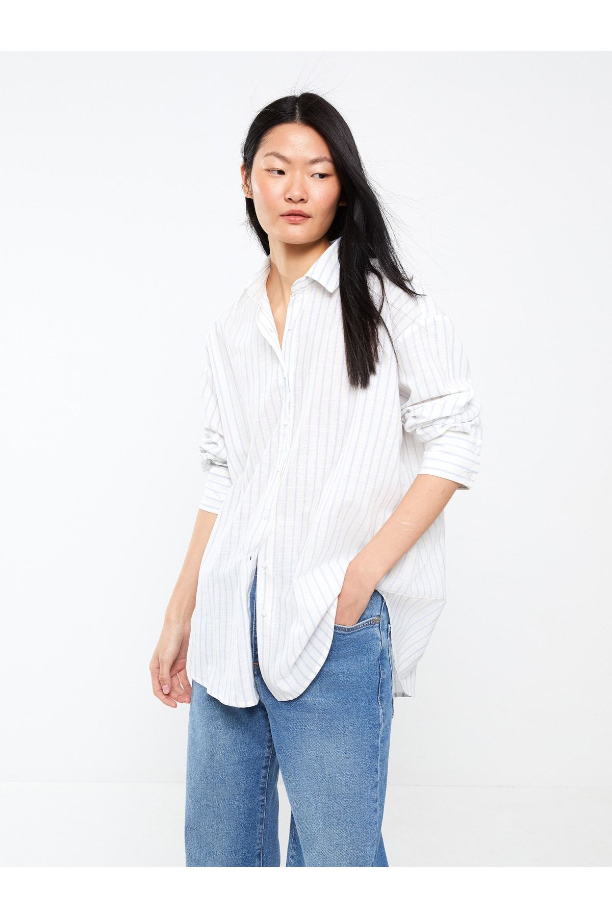 LC Waikiki Hemd Blau Oversized Fast ausverkauft