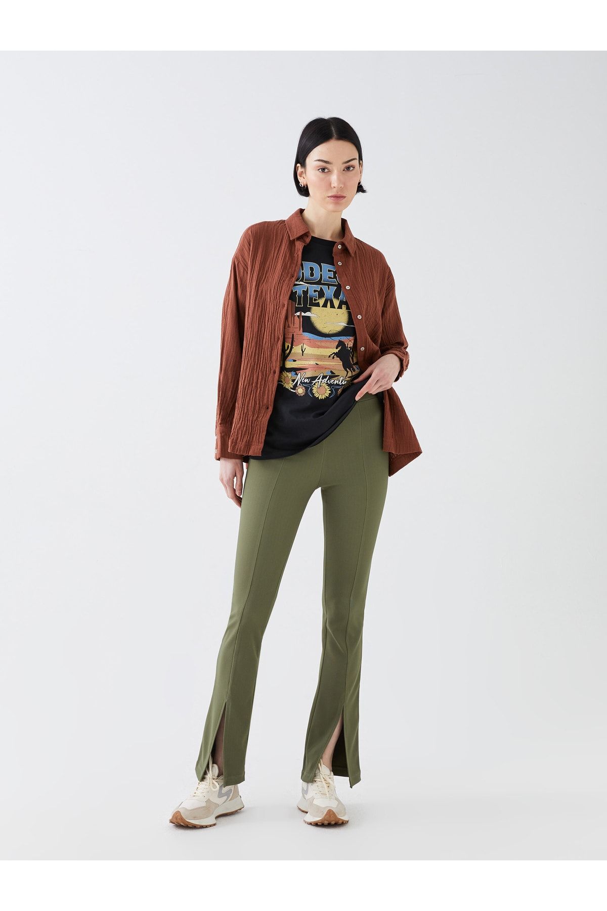 LC Waikiki Hose Khaki Straight