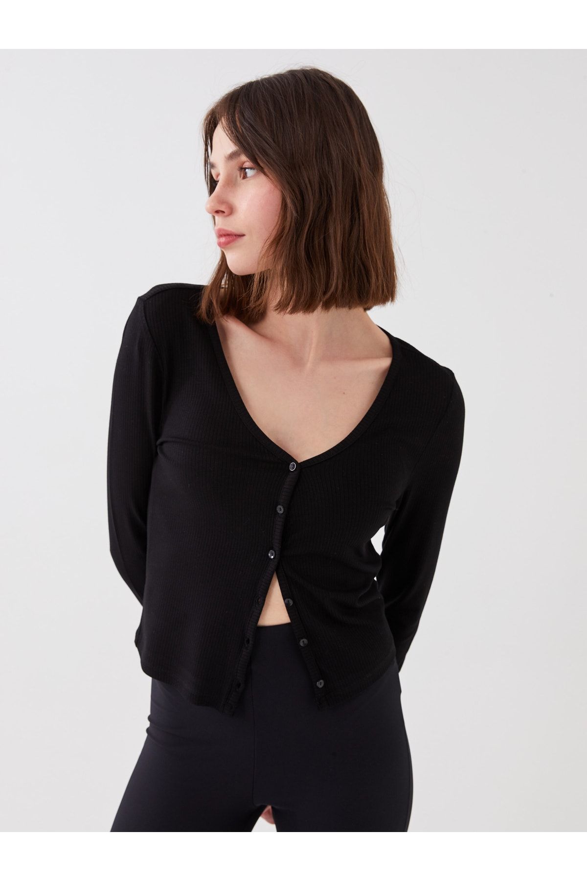LC Waikiki Strickjacke Grün Regular Fit