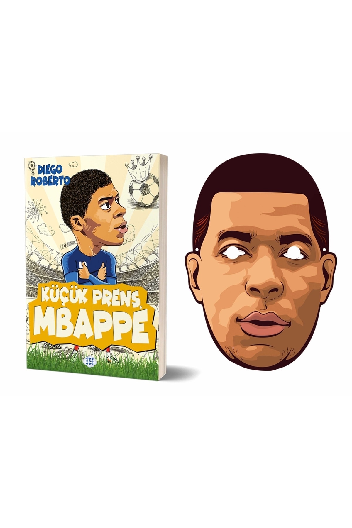 Küçük Prens Mbappe Futbolcu Kitabı - Maske Ve Poster Hediyeli