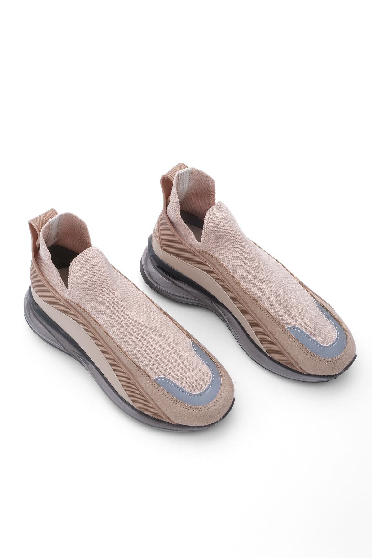 Marjin Sneaker Beige Flacher Absatz