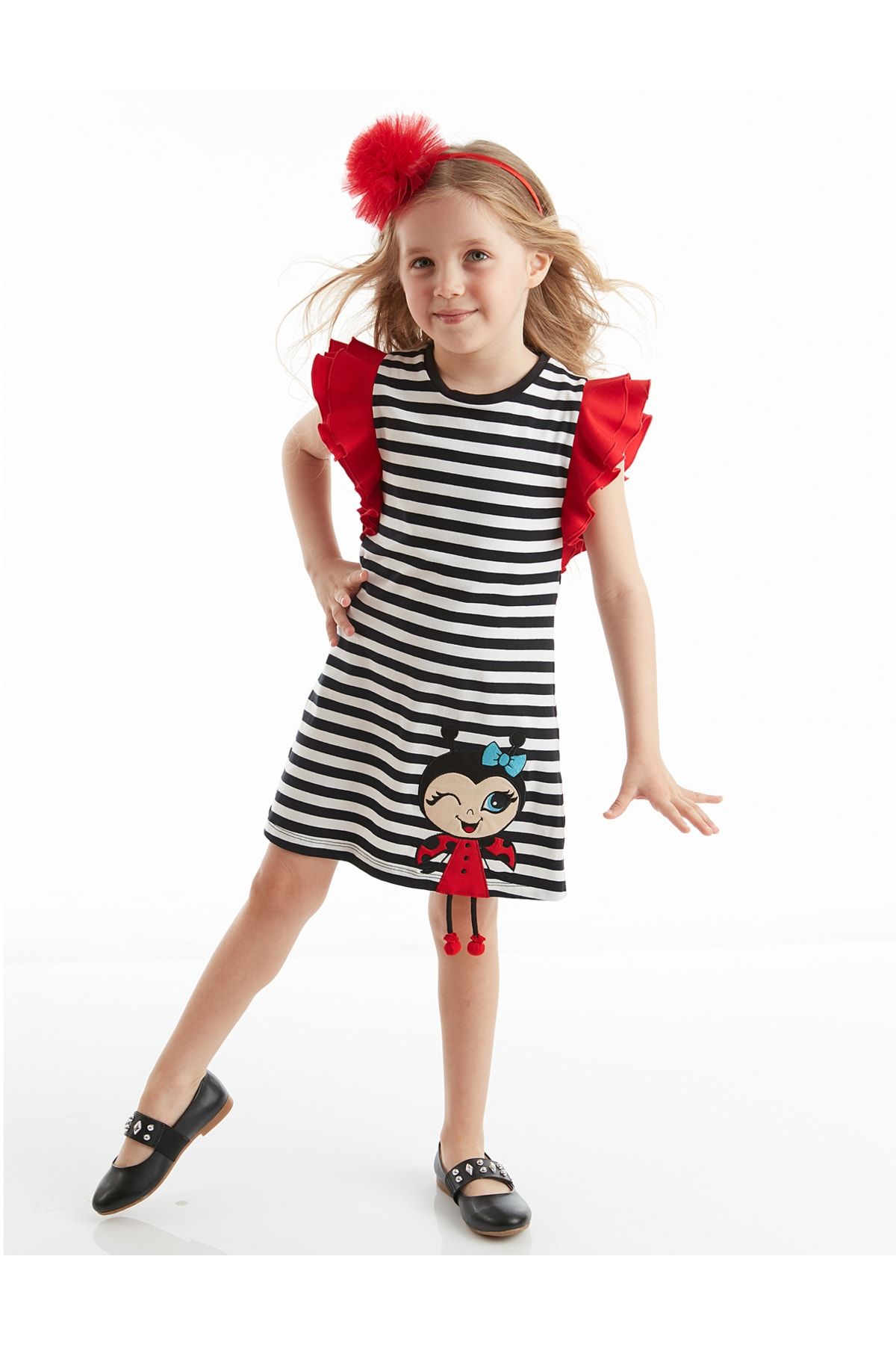 Denokids Kleid Schwarz Basic