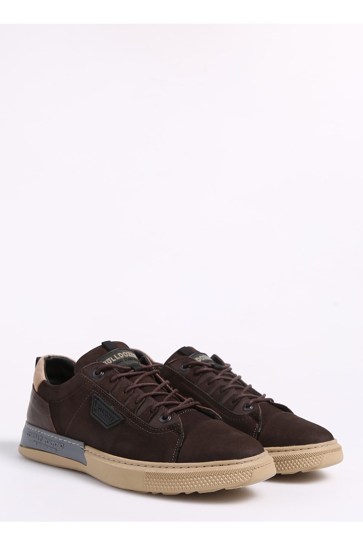 Bulldozer-Men's Leather Casual Shoes Brown - Bul- 230306 2
