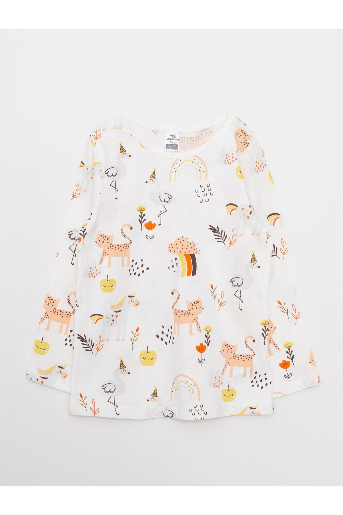 LC Waikiki Pyjama Gelb Print FN5878
