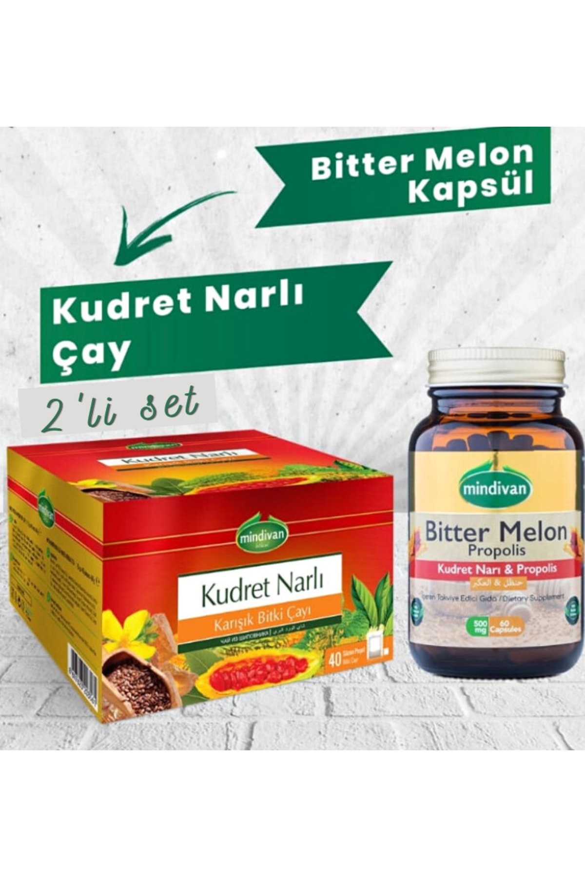 Mindivan Kudret Narı Kapsül + Kudret Narlı Çay