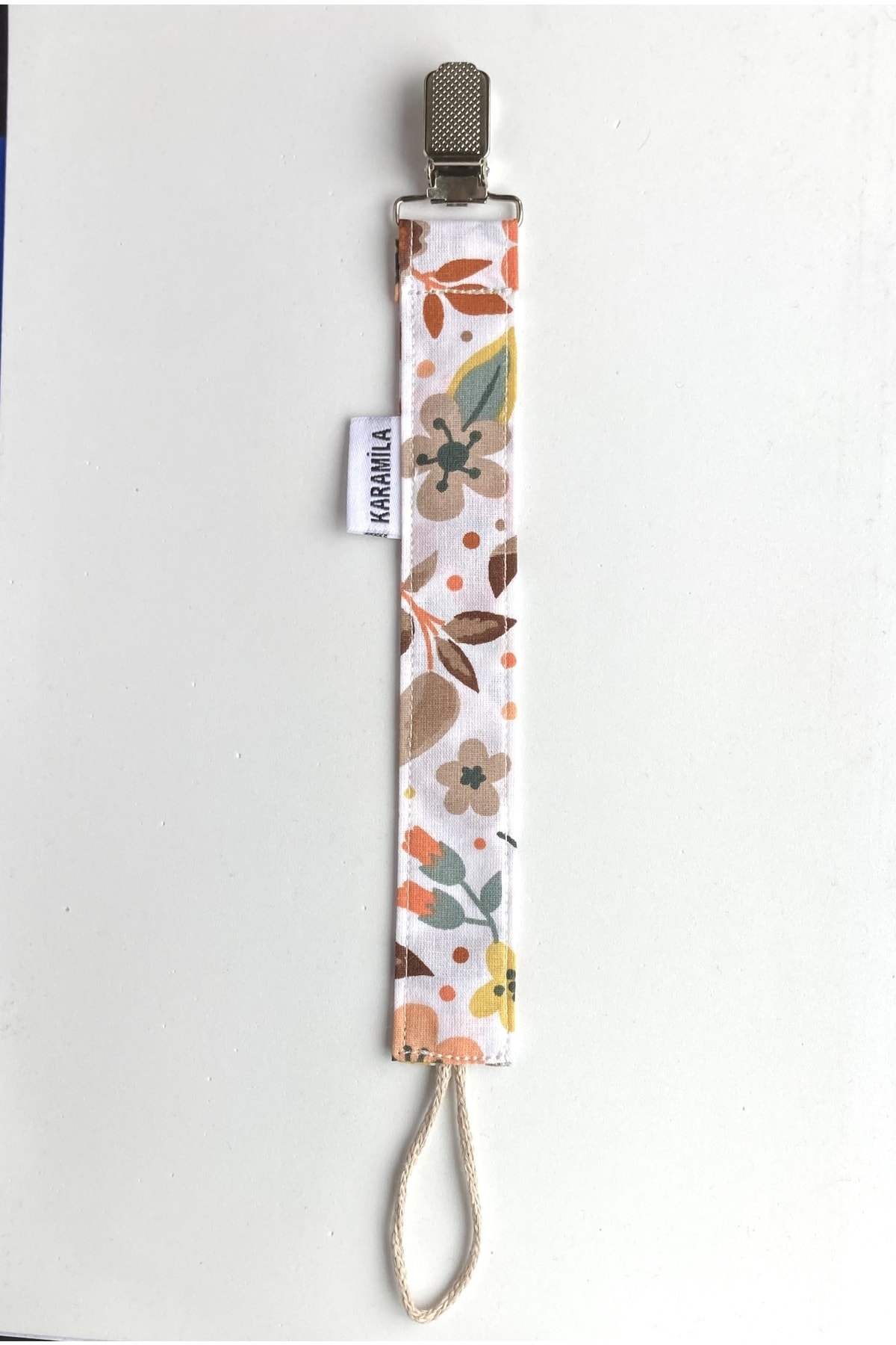 KARAMİLA 3’lü Set Soft Bebek Emzik Askısı - Emzik Zinciri - Emzik Tutacağı fotoğrafı 3 (önizleme)