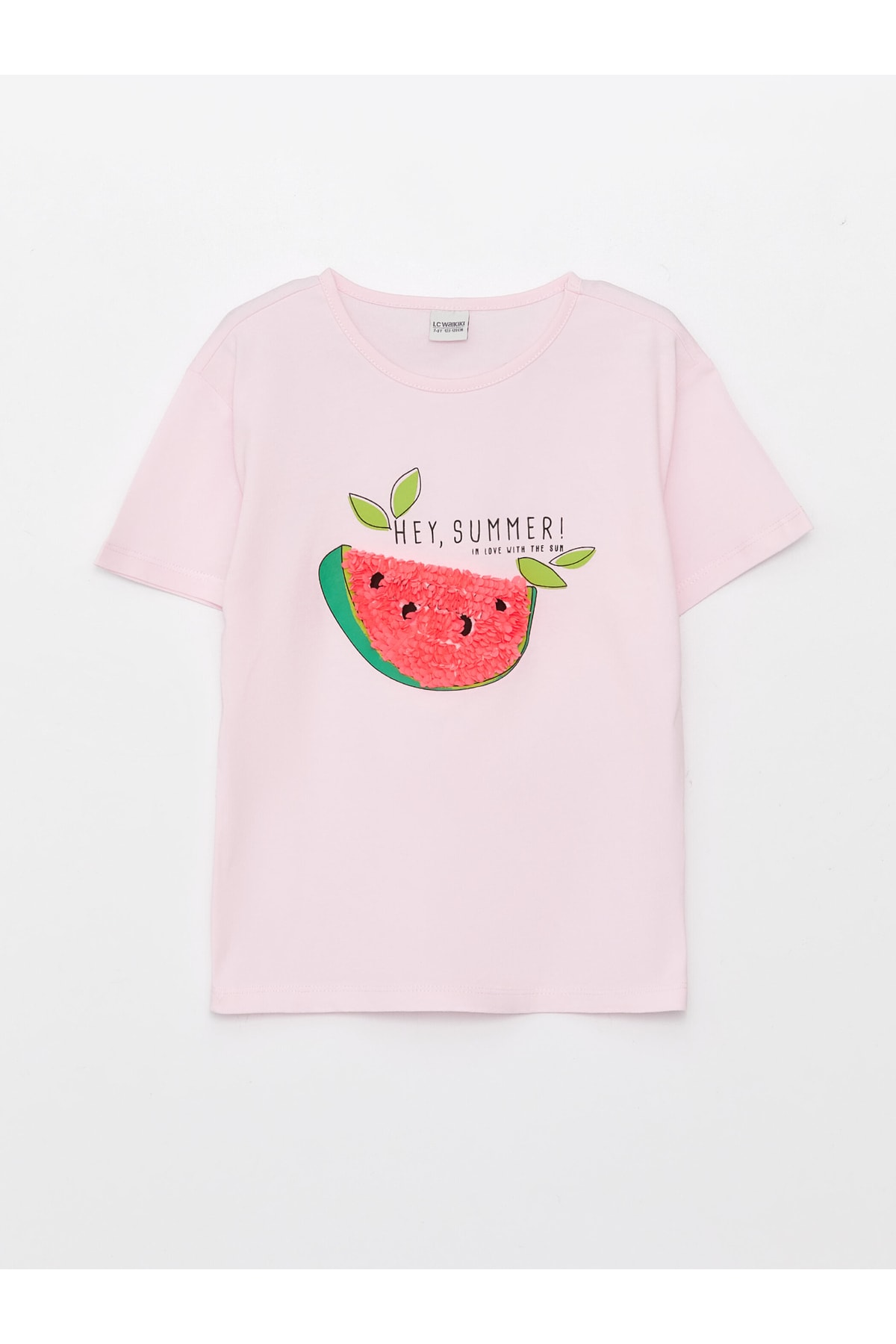 LC Waikiki T-Shirt Rosa Regular Fit
