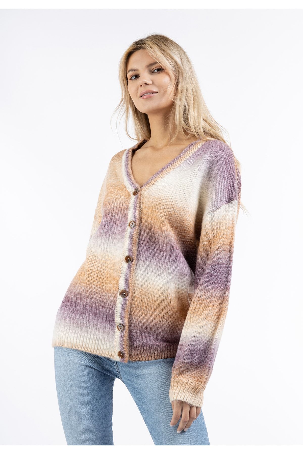 USHA-Strickjacke mit Knöpfen sivene 2