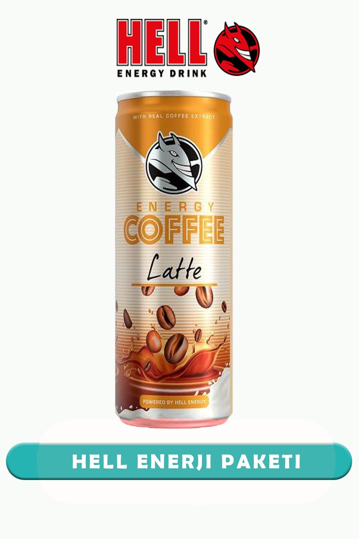 Hell Energy Coffee Latte 250 ML *24*