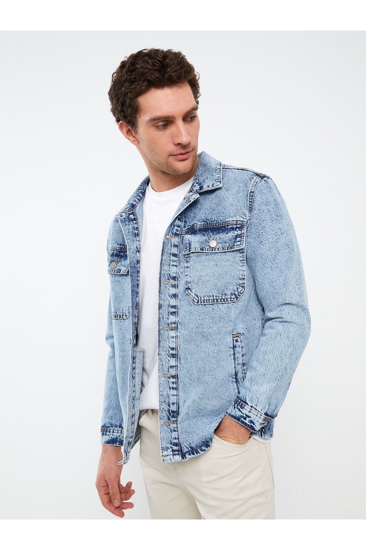 LC Waikiki Jacke Dunkelblau Regular Fit Fast ausverkauft