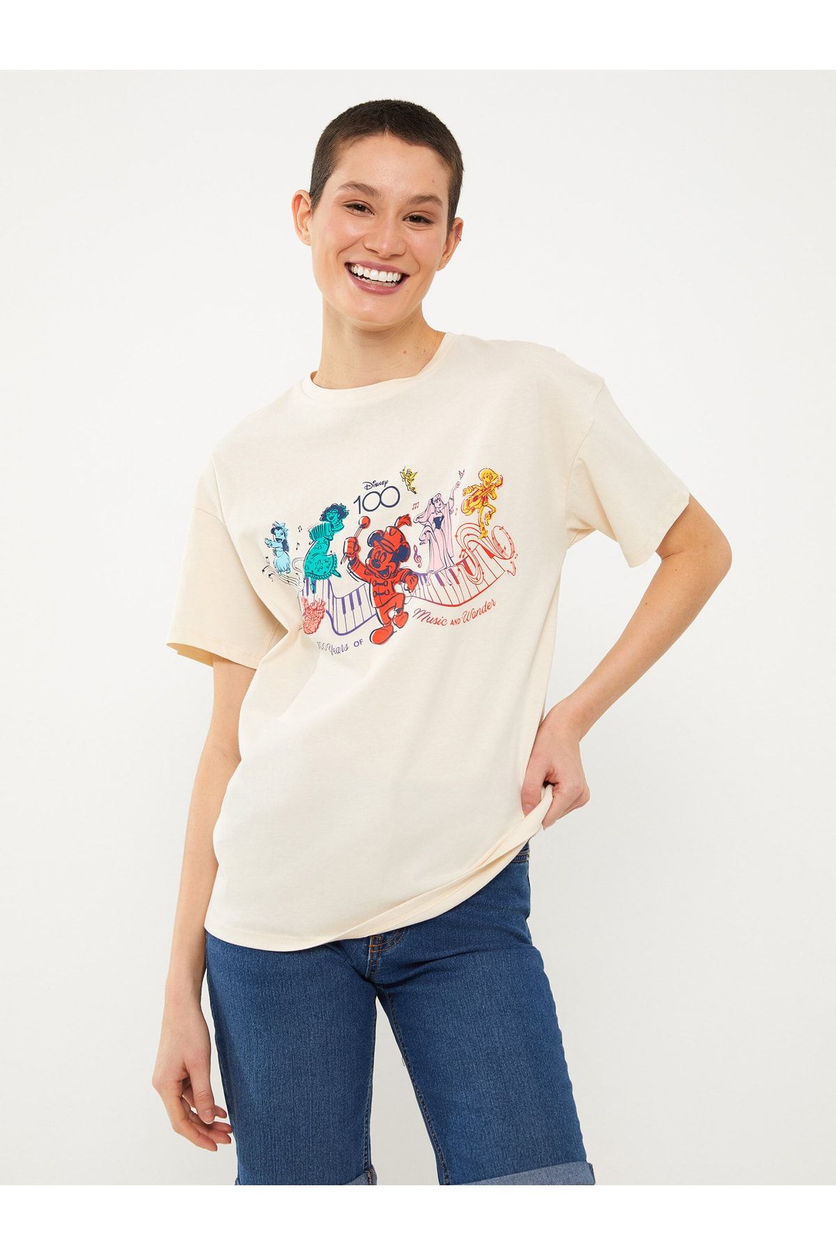LC Waikiki T-Shirt Mehrfarbig Regular Fit FN7141