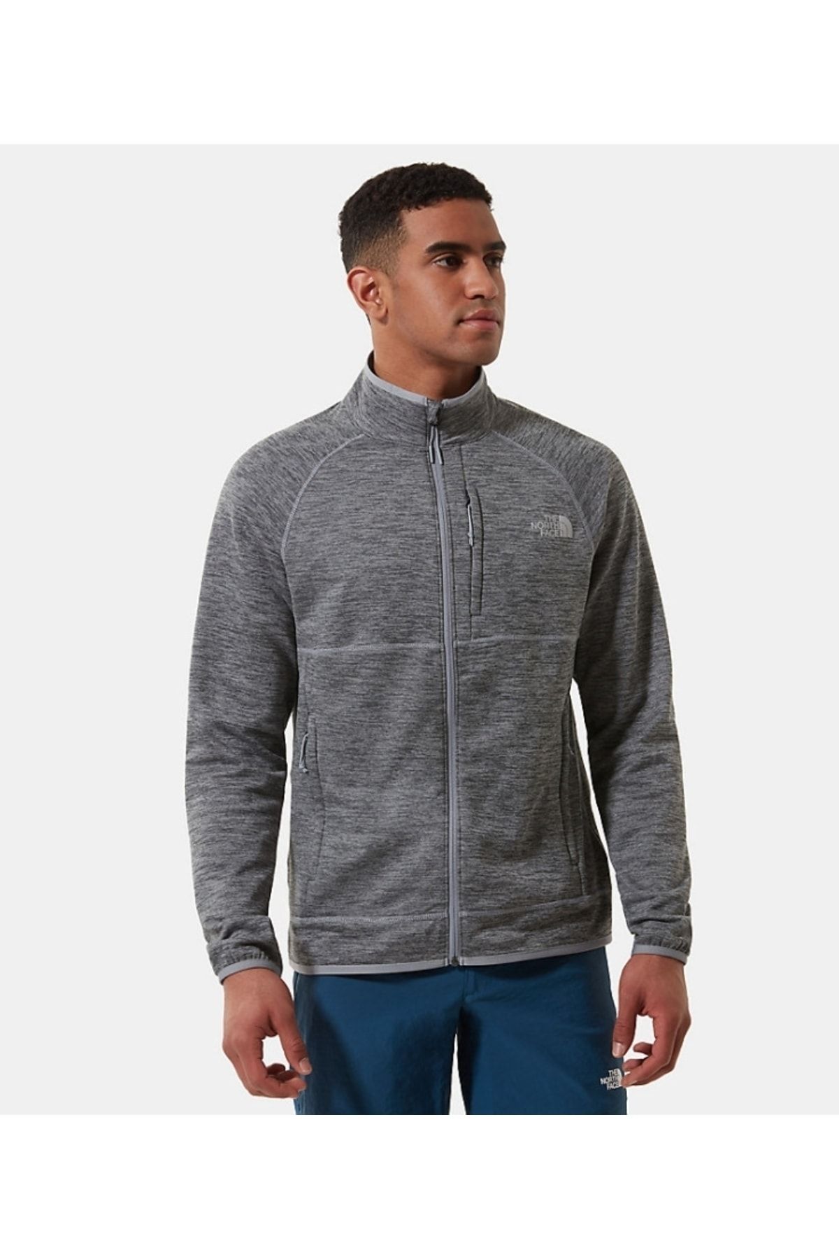Grey fleece north face jacket new arrivals