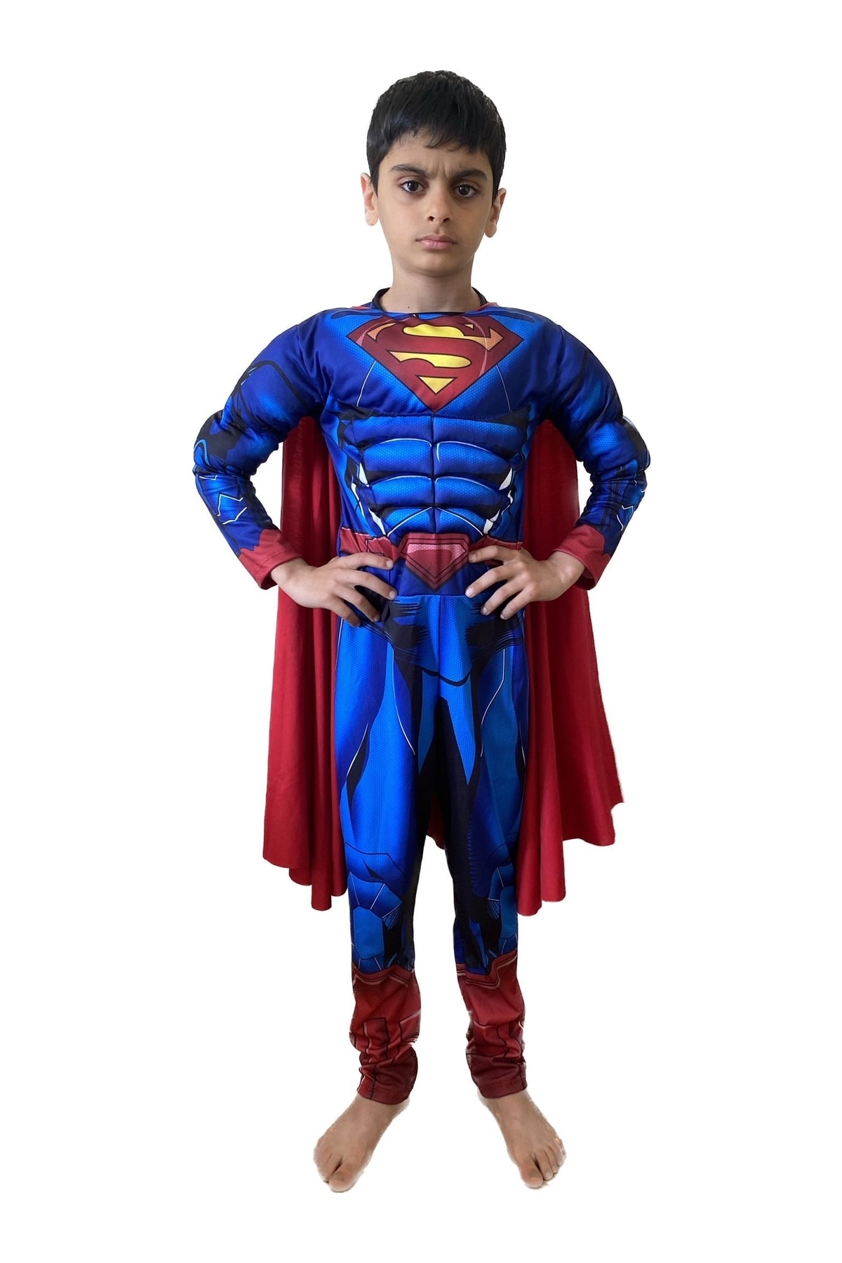 YÜSÜ-Superman Kids Muscular Costume 1
