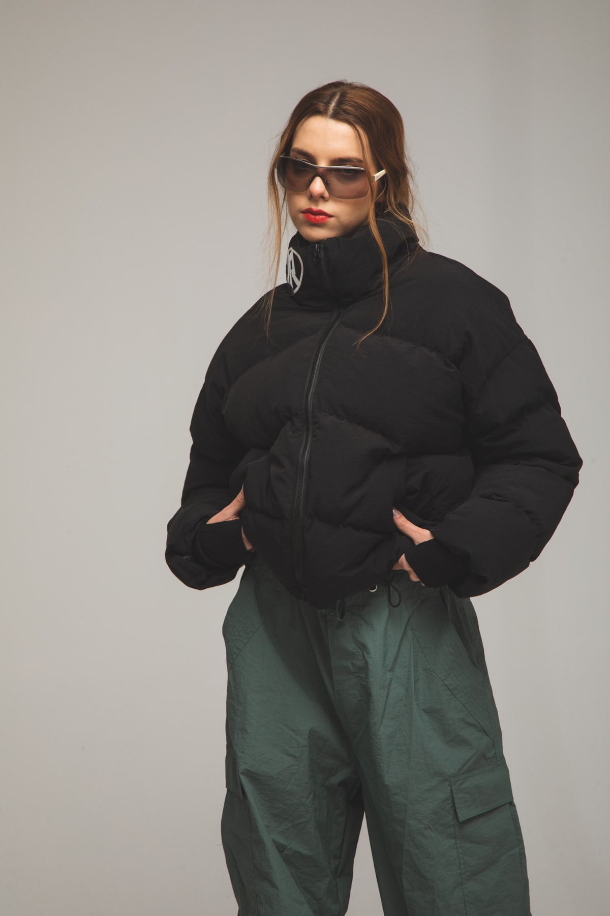 Women's Black Puffer Coat