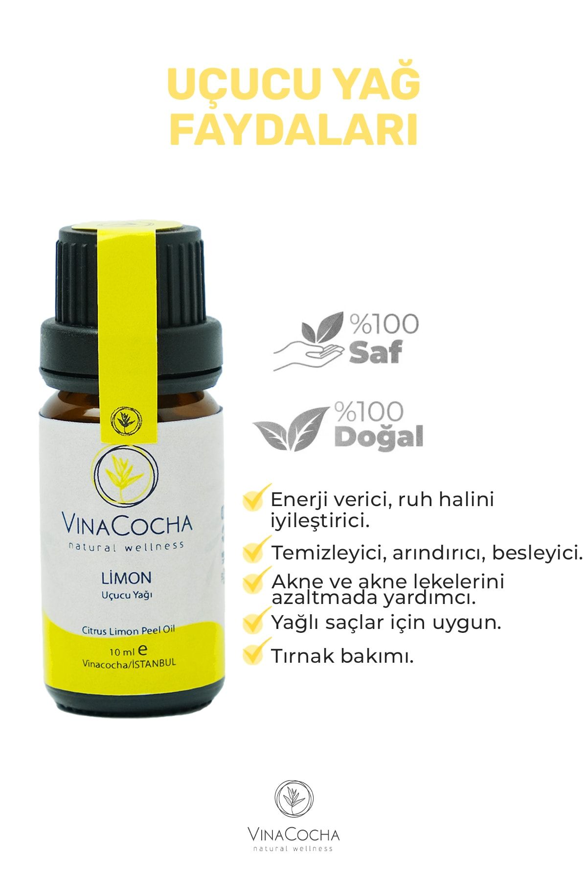 اسانس لیمو 10 میلی لیتر Vinacocha
