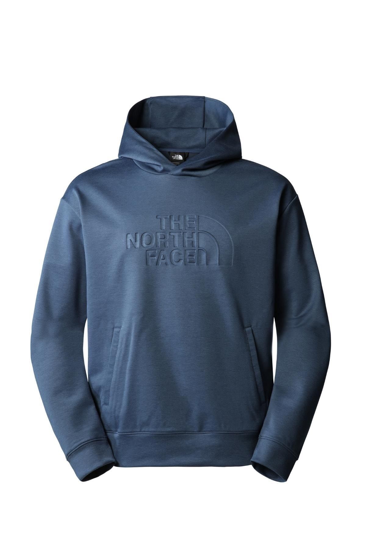 Navy north face sweatshirt on sale