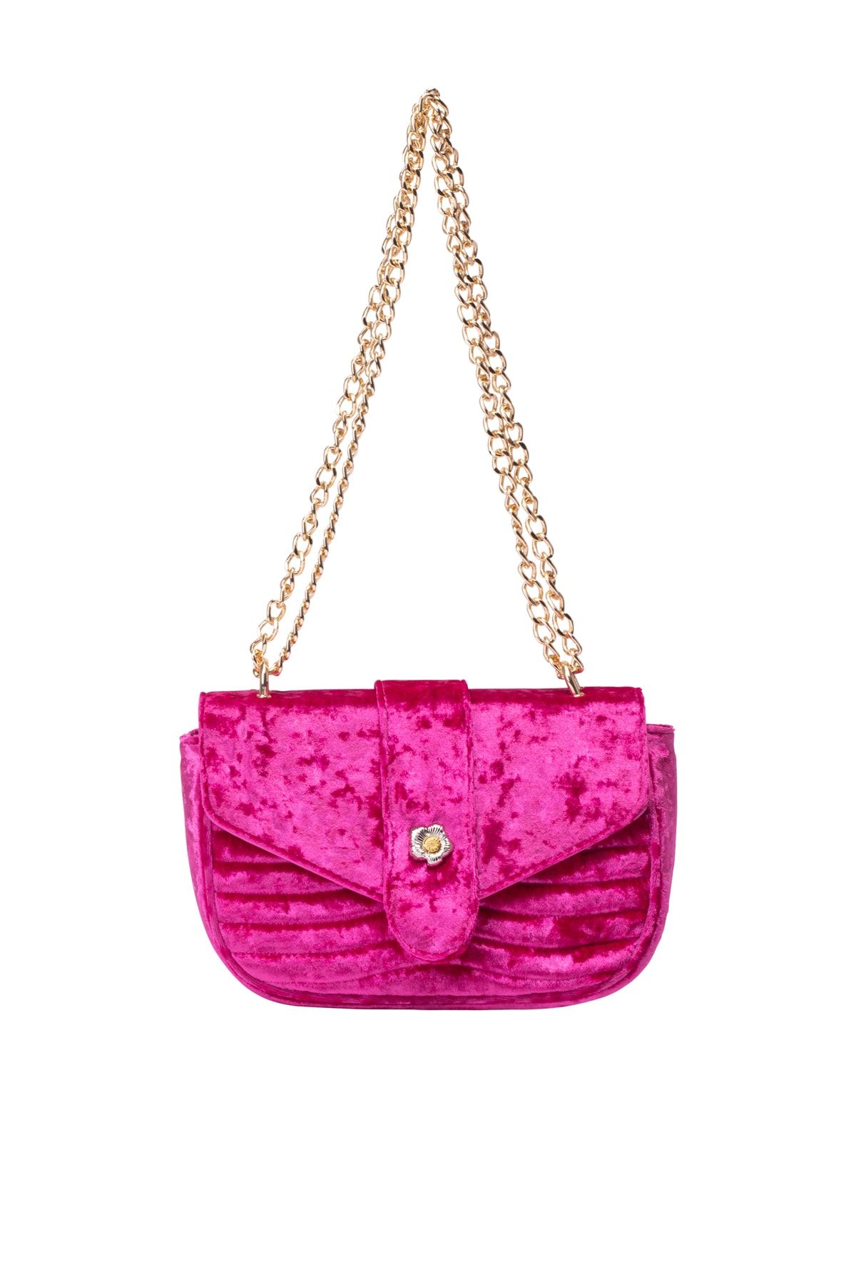 myMo Clutch Rosa Unifarben