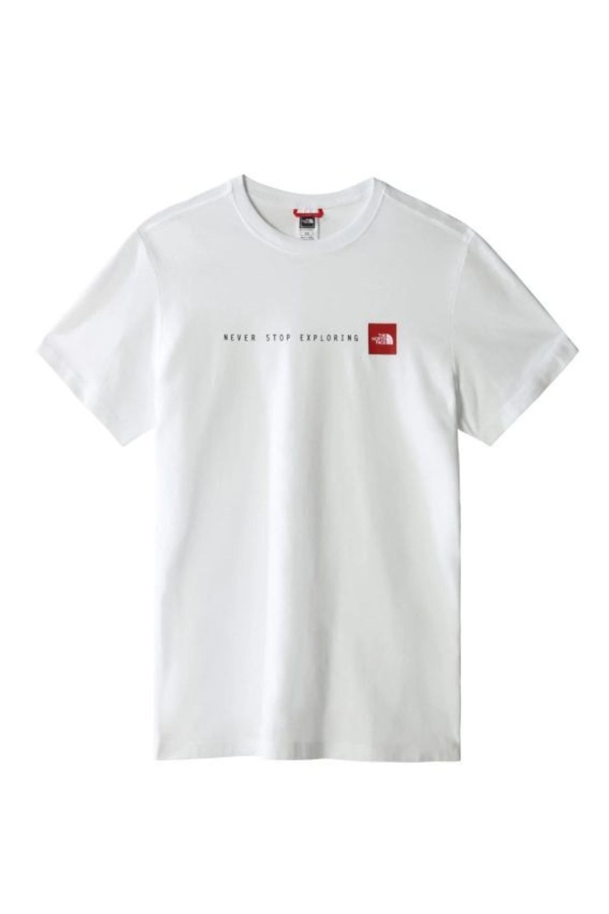 North face never outlet stop exploring t shirt