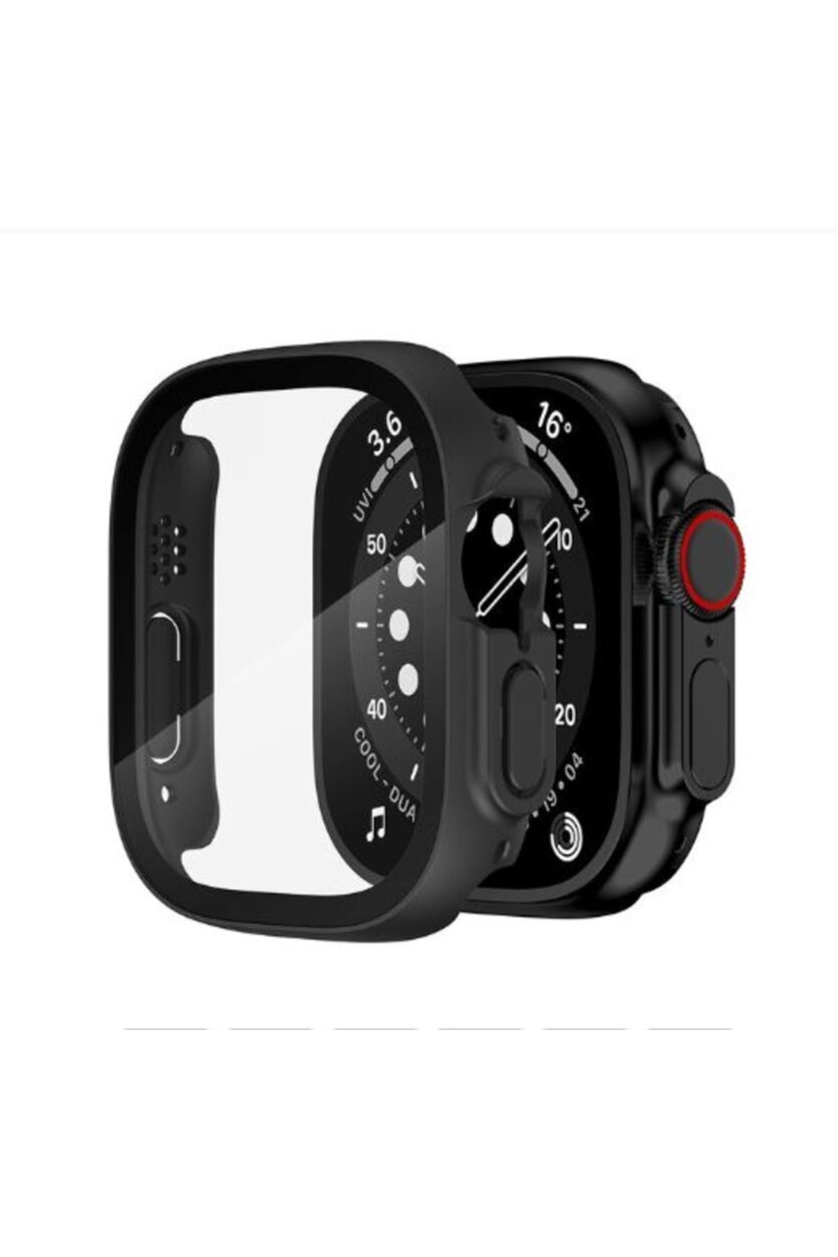 W wopiece Apple Watch Ultra 49mm Kılıf Kasa Ve Ekran Koruyucu 360