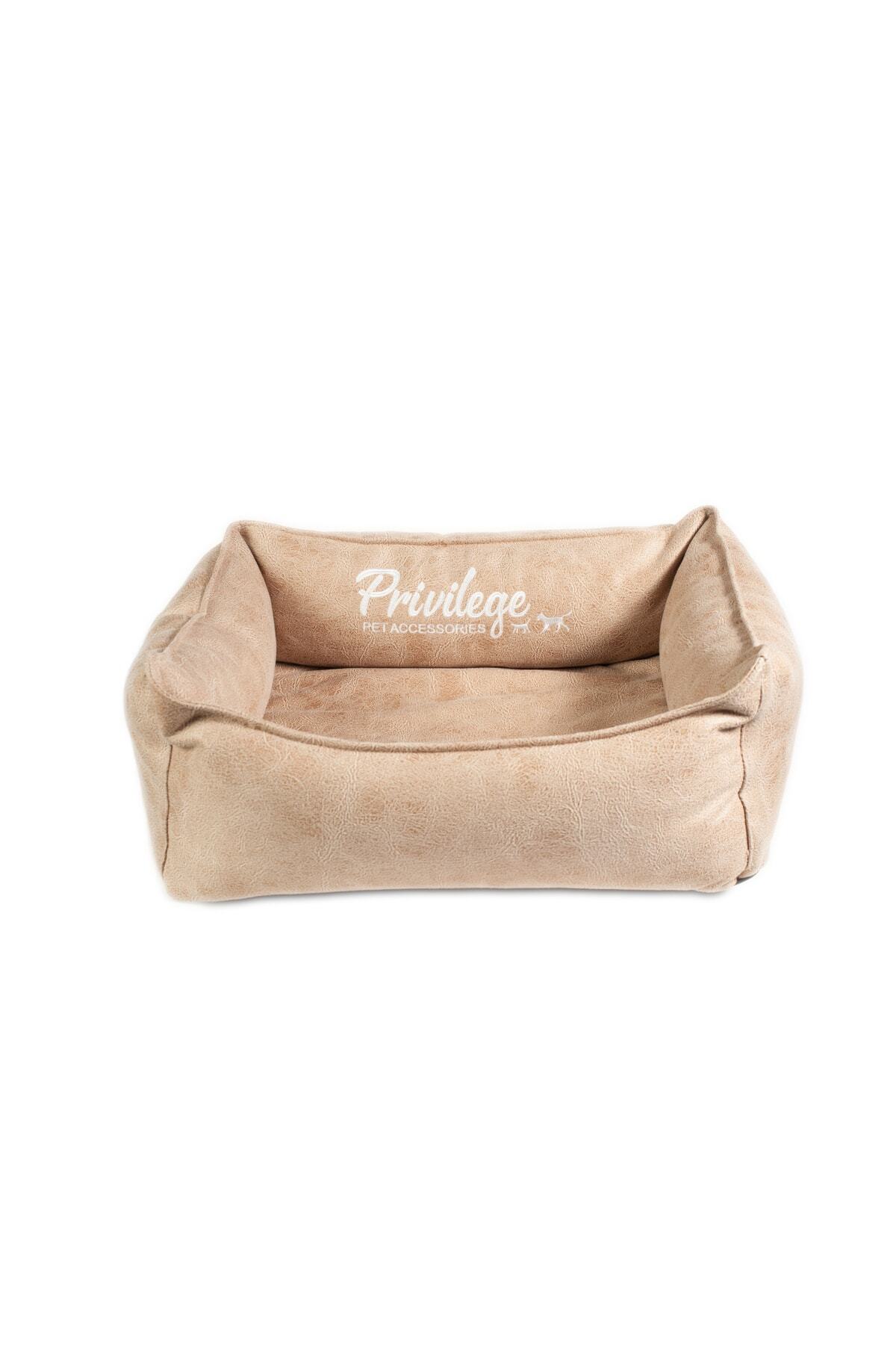 Premium Visco Kedi Yatağı Camel Small