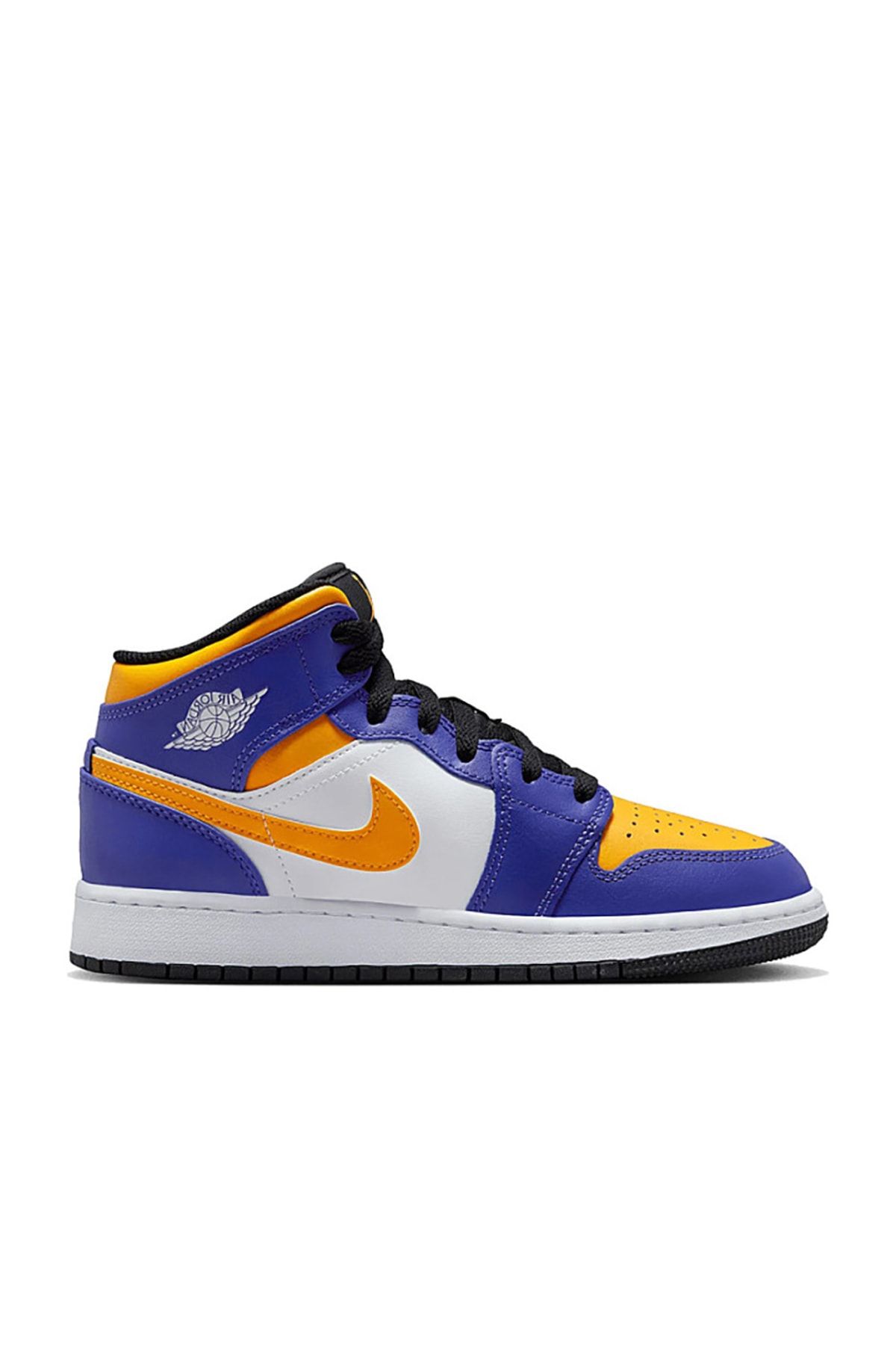 Nike Air Jordan 1 Mid Lakers gs Kad n Spor Ayakkab Ddq8423 517 Fiyat Yorumlar Trendyol