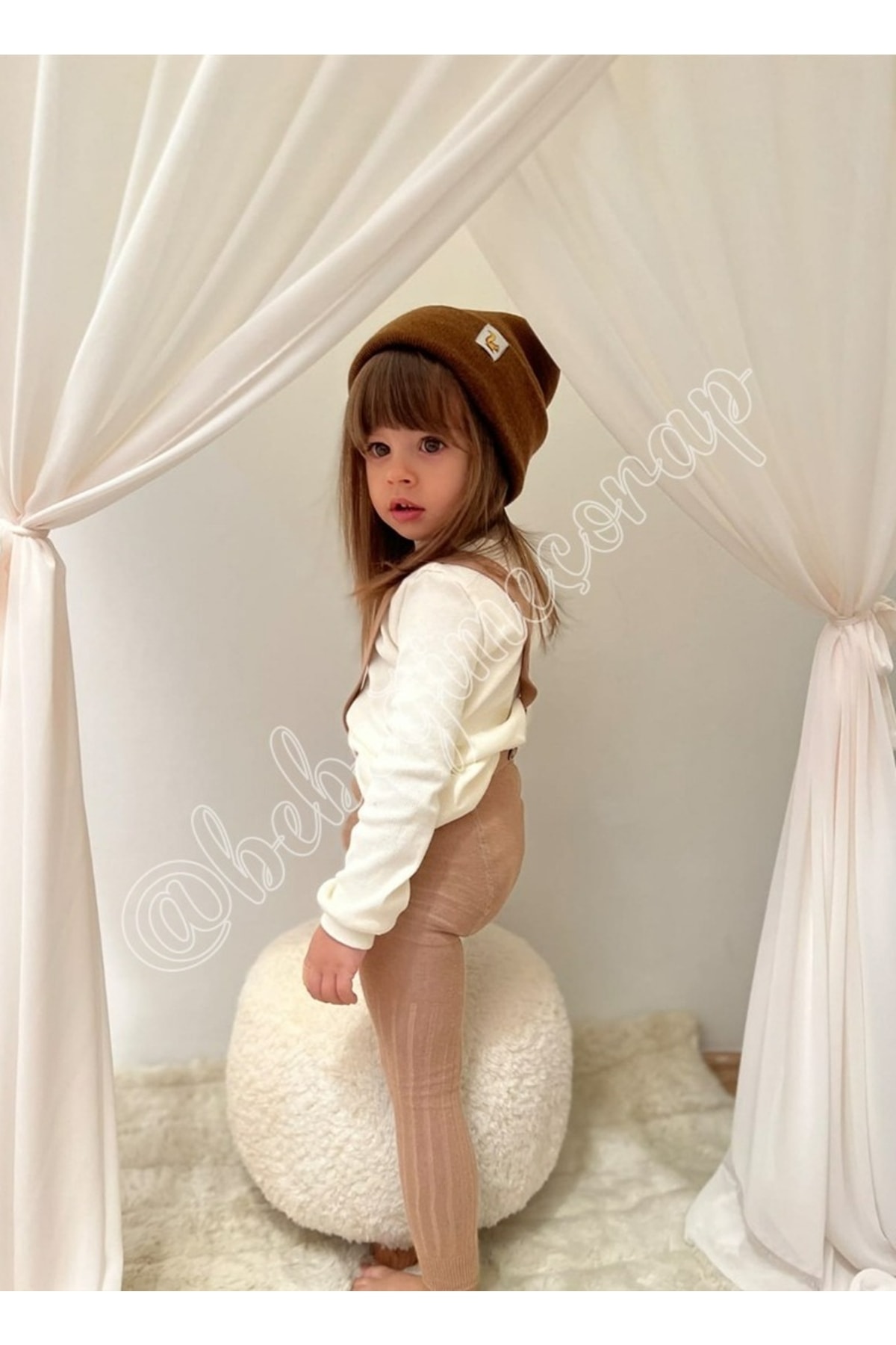 BEBEĞİME ÇORAP Organik Pamuklu Askılı Bebek-çocuk Çorap Tayt fotoğrafı 3 (önizleme)