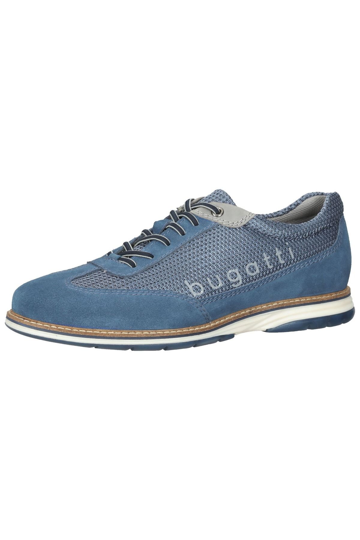 Absatz Blau BUGATTI - - Trendyol Flacher - Schuh Flacher