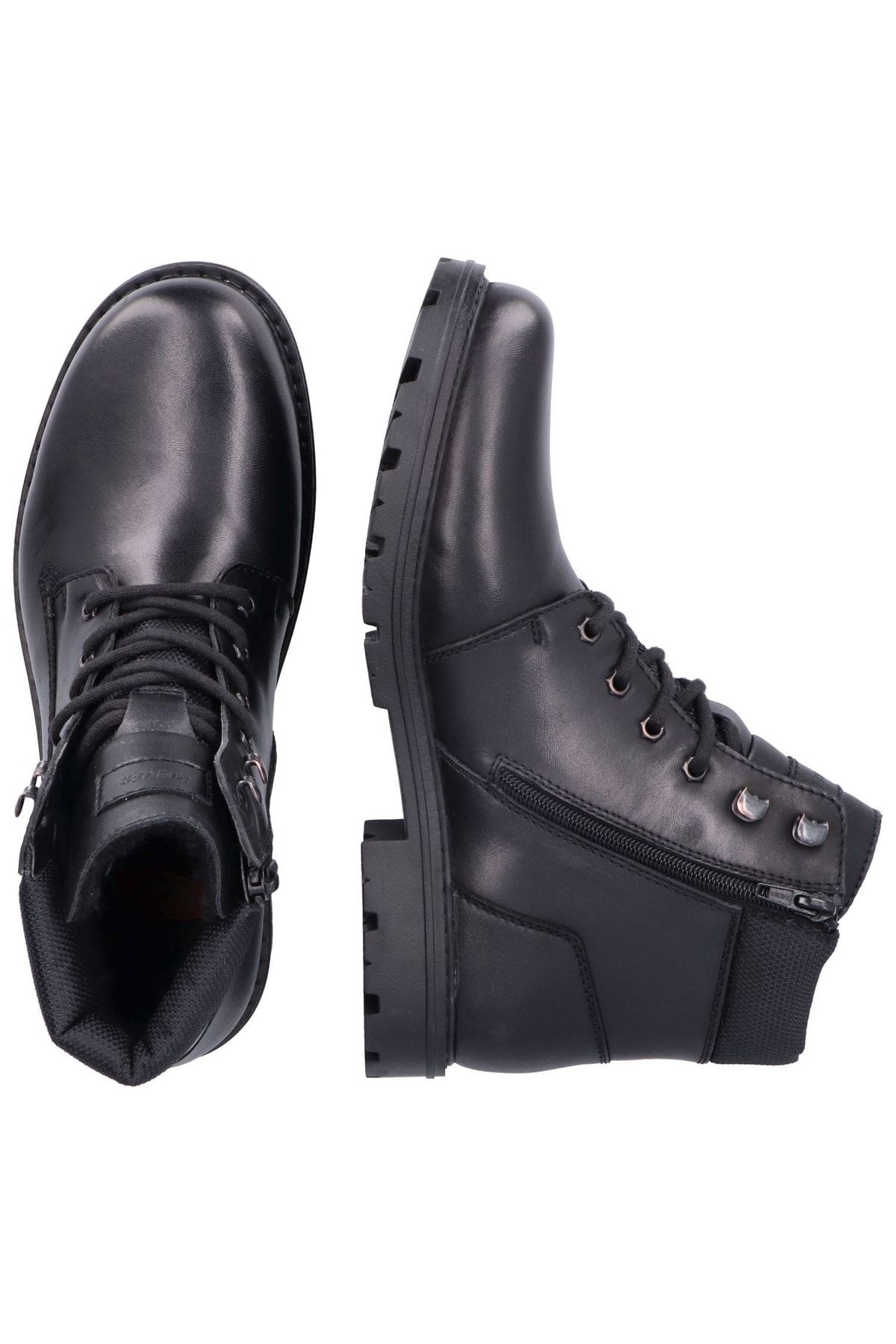 Rieker Stiefelette Schwarz Blockabsatz Fast ausverkauft HE8737