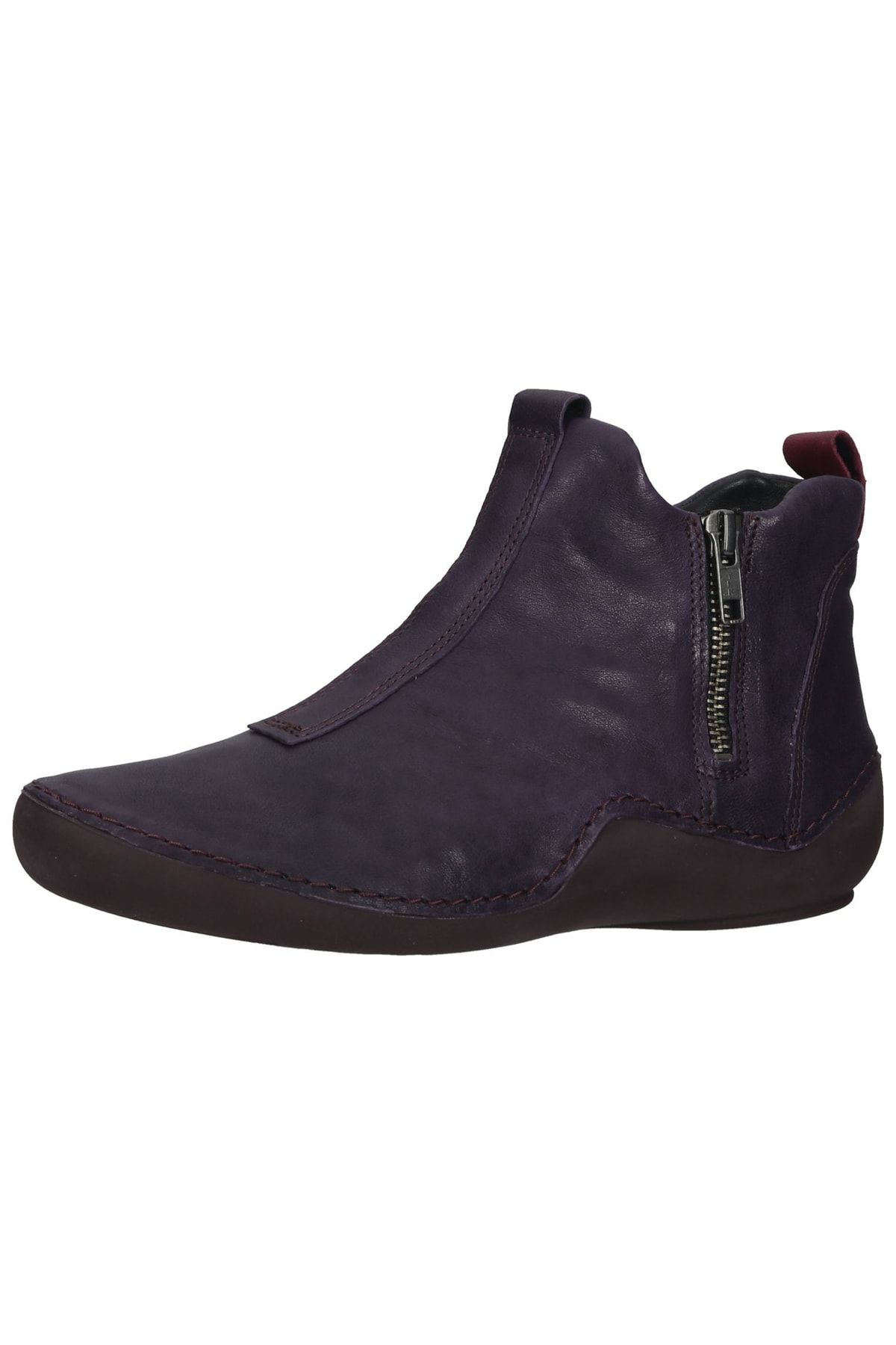 Think! Stiefelette Lila Flacher Absatz Fast ausverkauft
