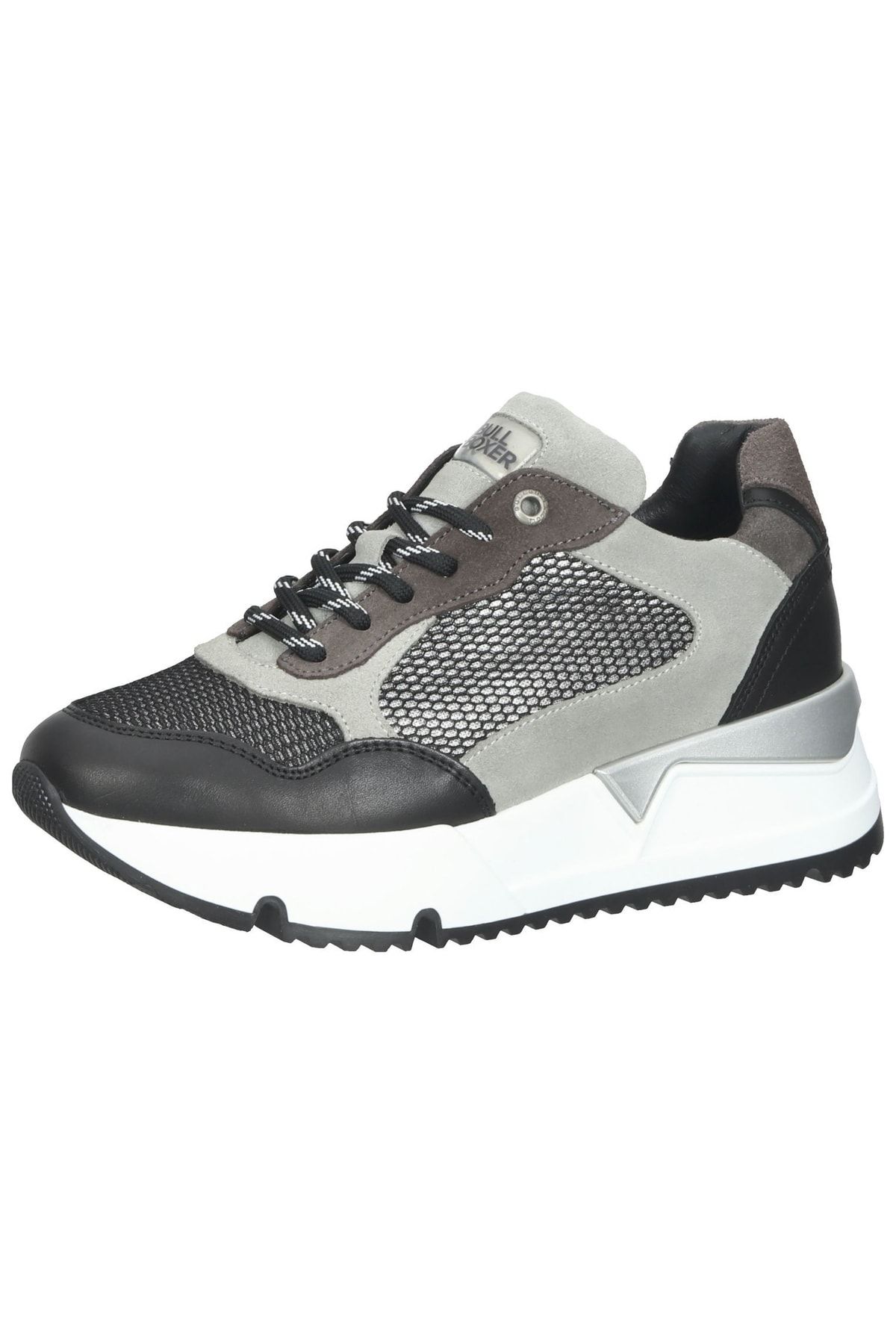 BULLBOXER Sneaker Grau Flacher Absatz Fast ausverkauft