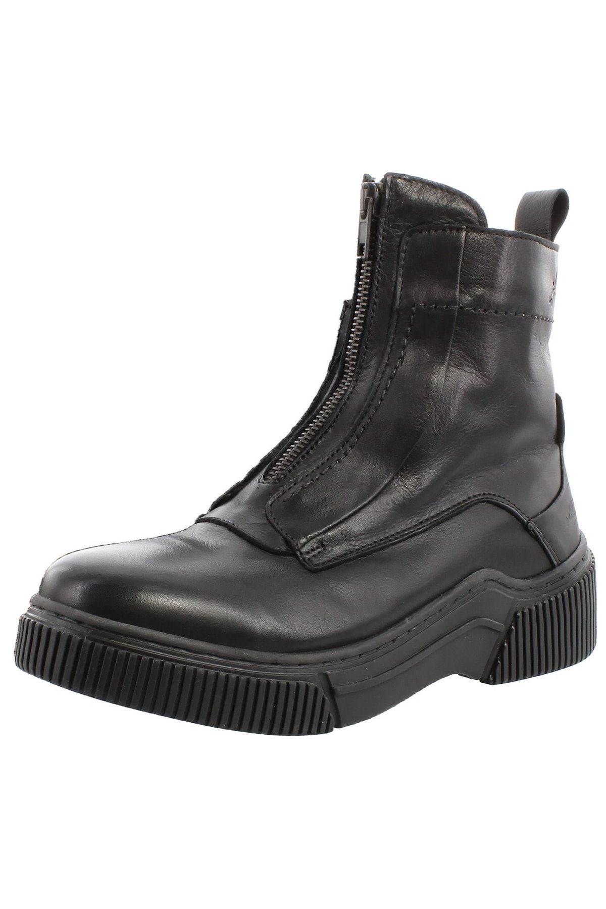 Libelle Stiefelette Schwarz Flacher Absatz Fast ausverkauft